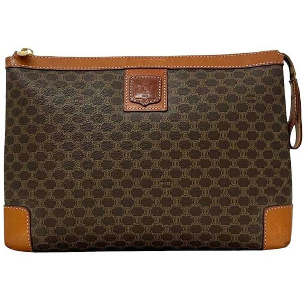 Vintage Macadam Shopper Tote Coated Canvas Small