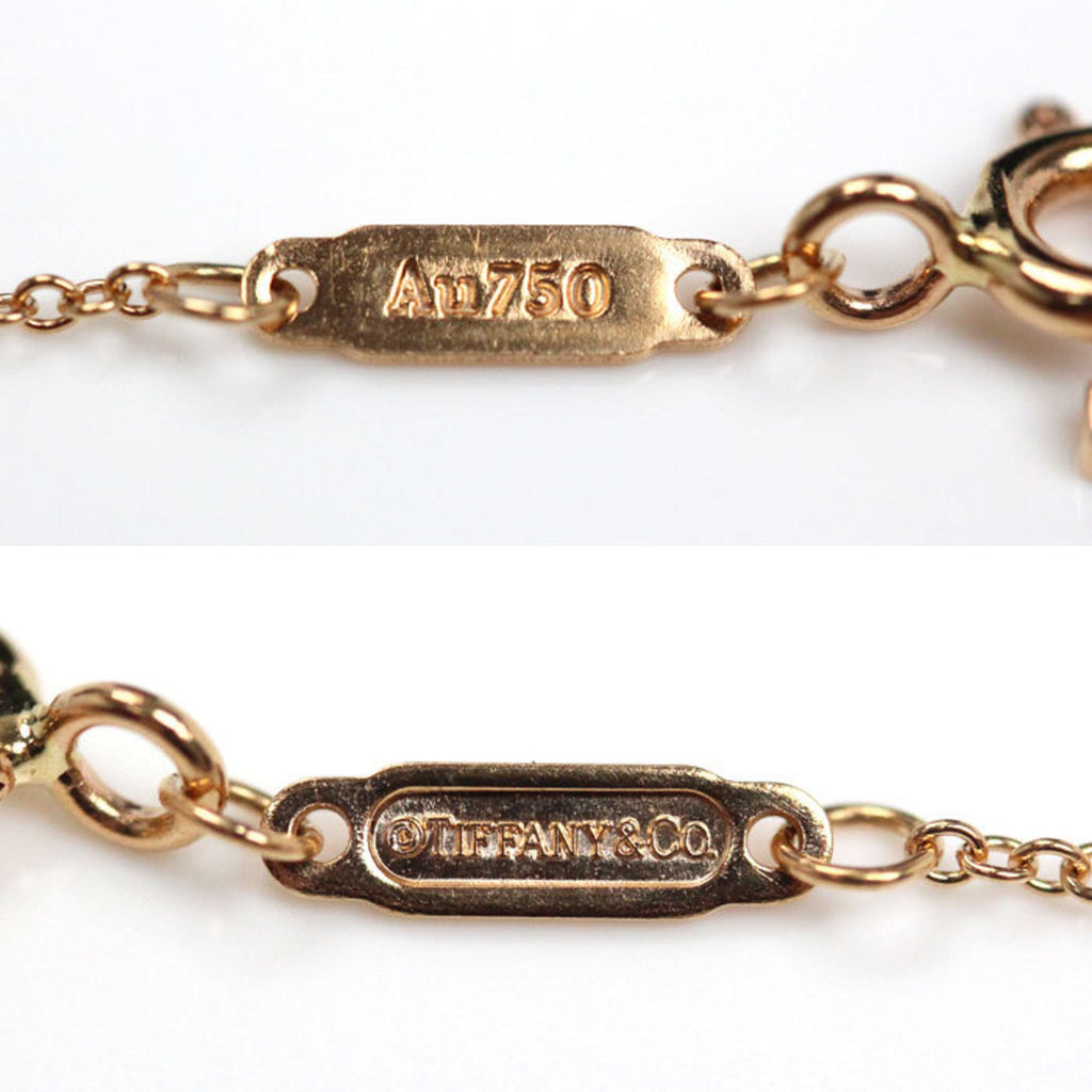 T Smile Pendant Necklace 18K Rose Gold