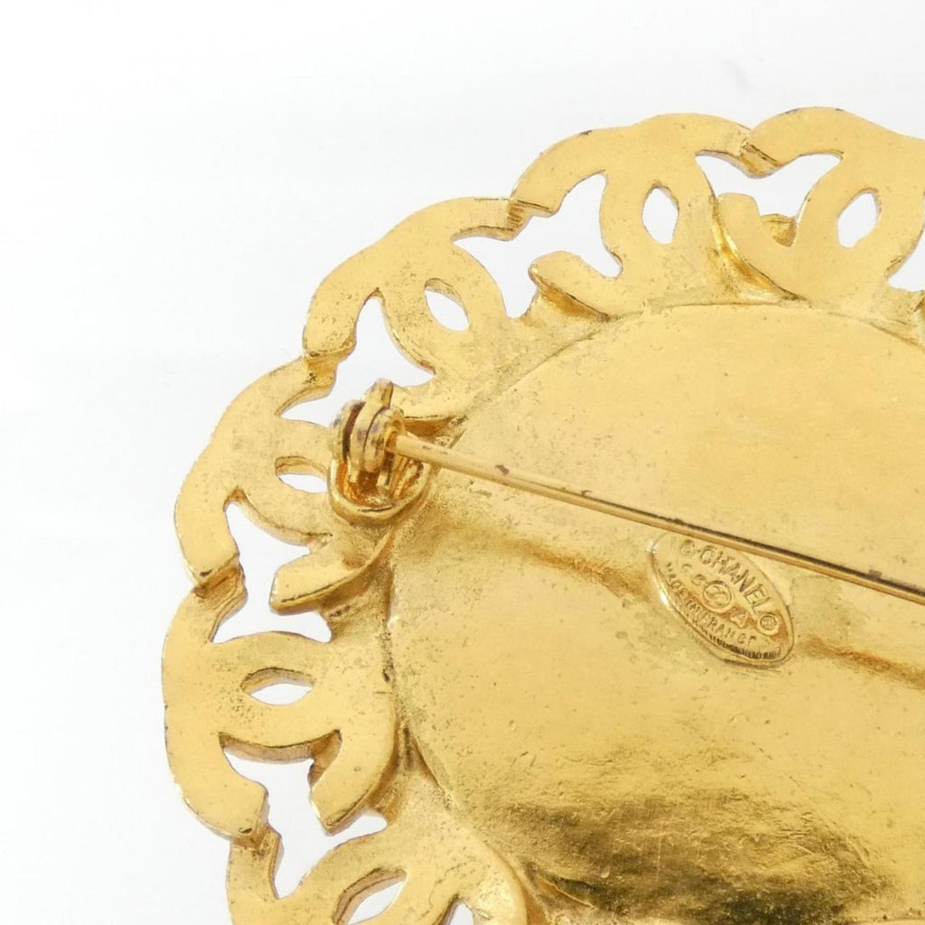 Brooch Brown and Gold