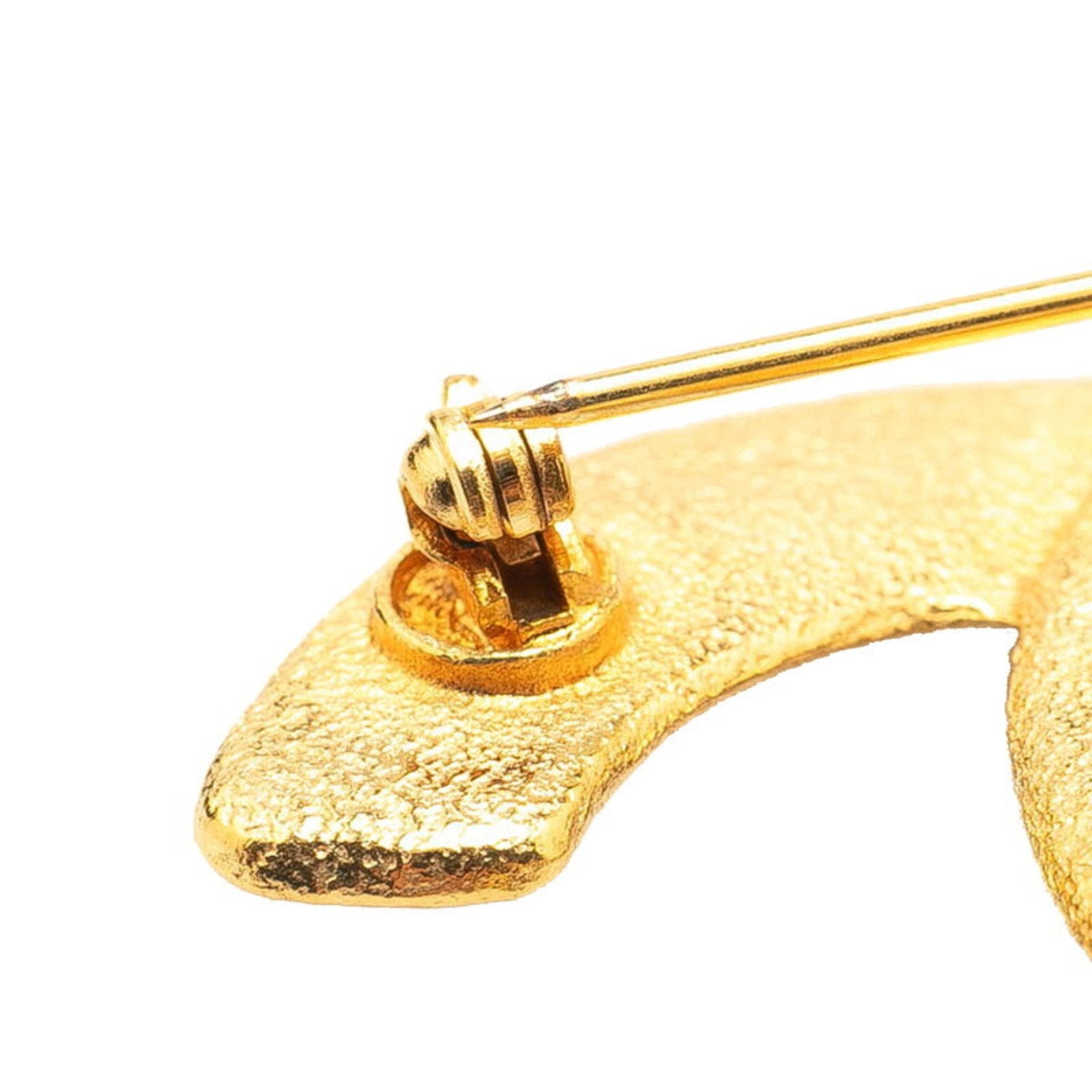 CC Logo Brooch Metal