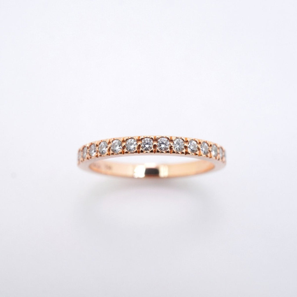 Ring 18K Rose Gold With Diamonds