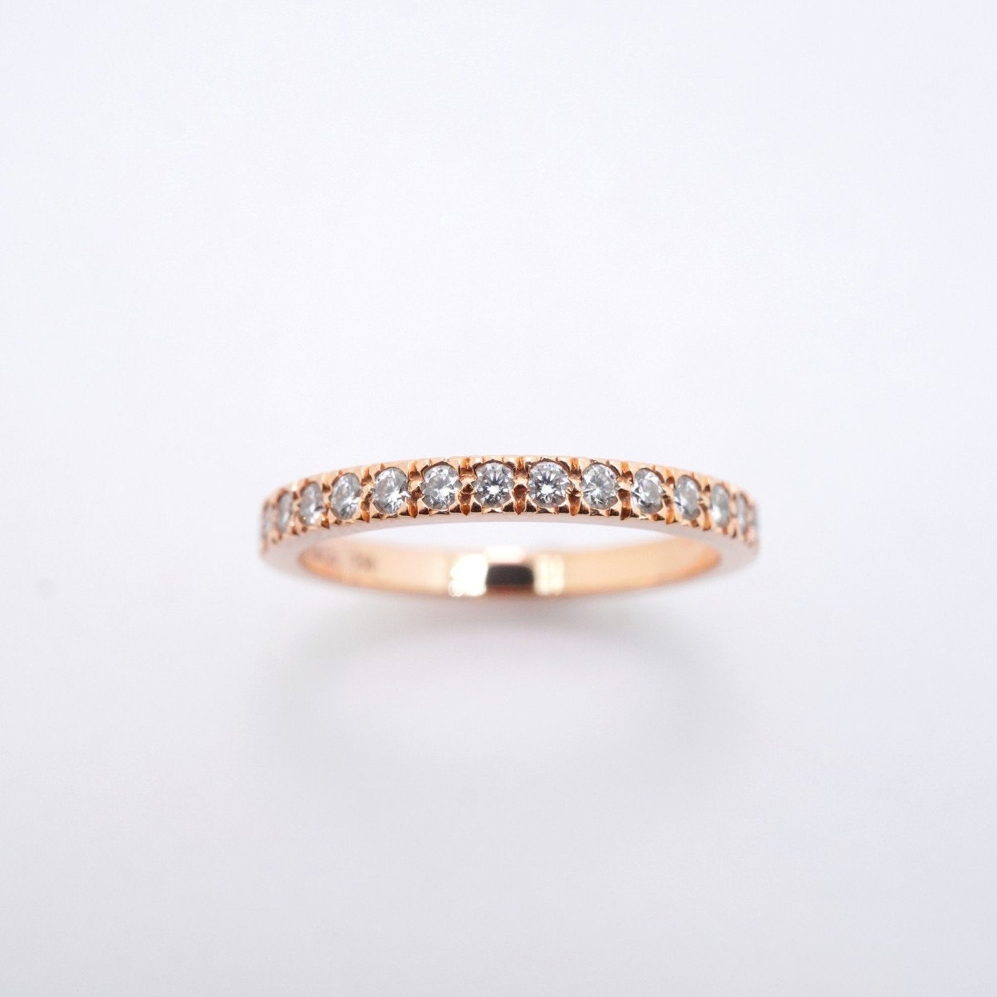 Ring 18K Rose Gold With Diamonds