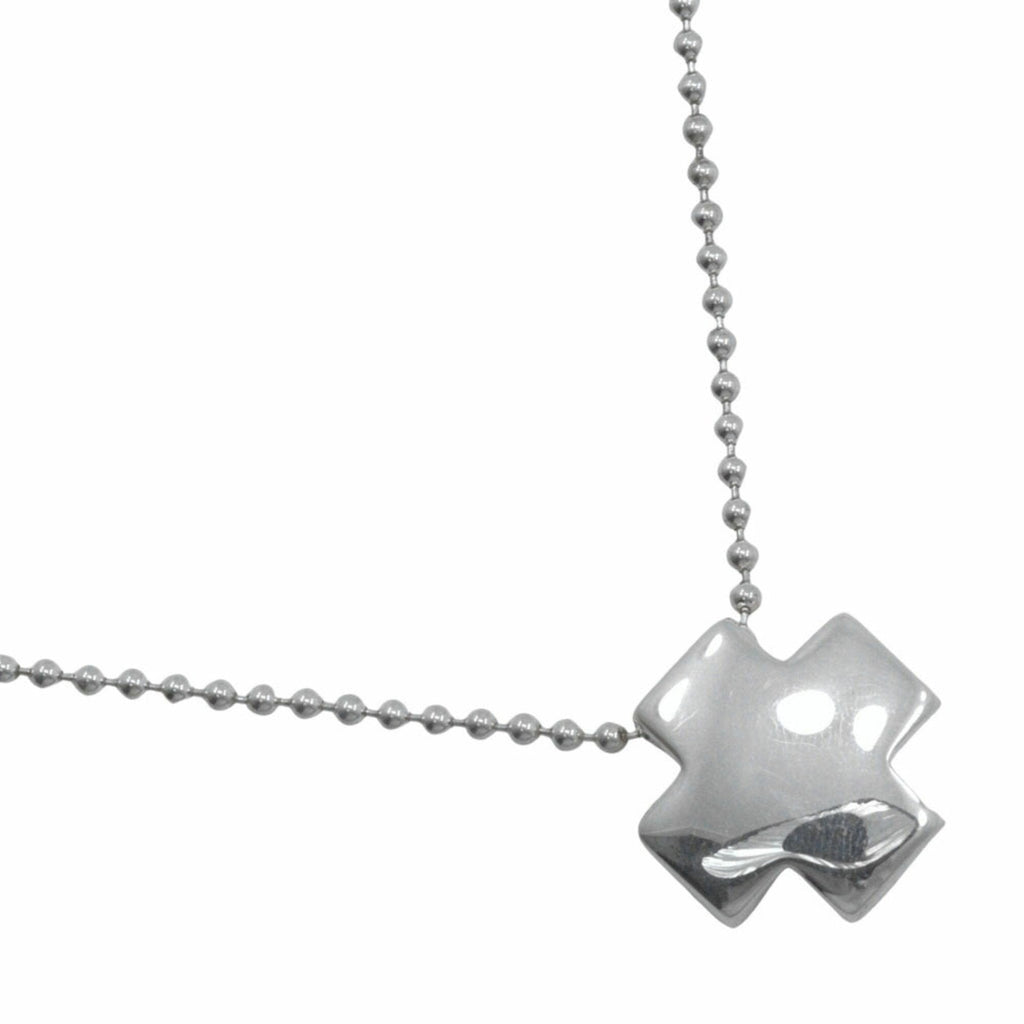 Roman Cross Pendant Necklace Sterling Silver
