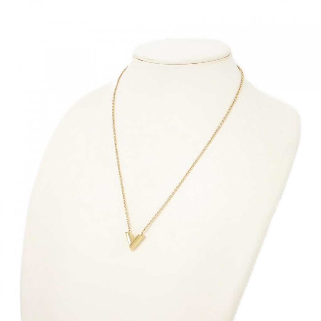 Essential V Pendant Necklace Gold