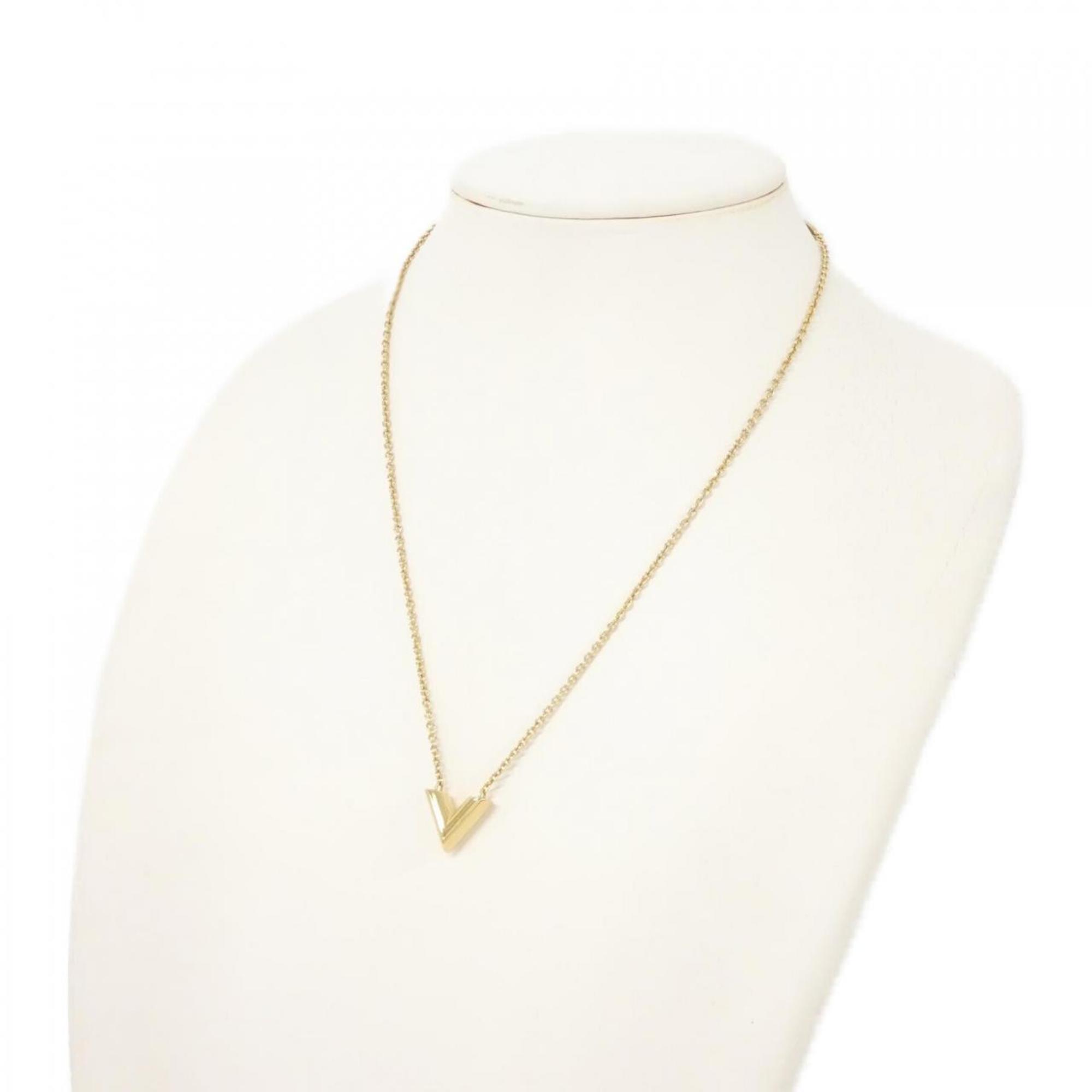 Essential V Pendant Necklace Gold