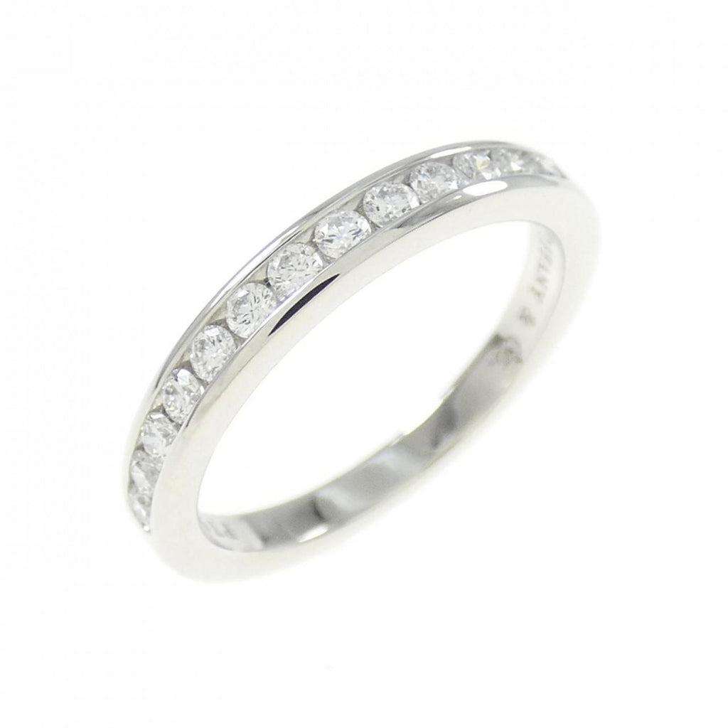 Band Ring Platinum with Diamond