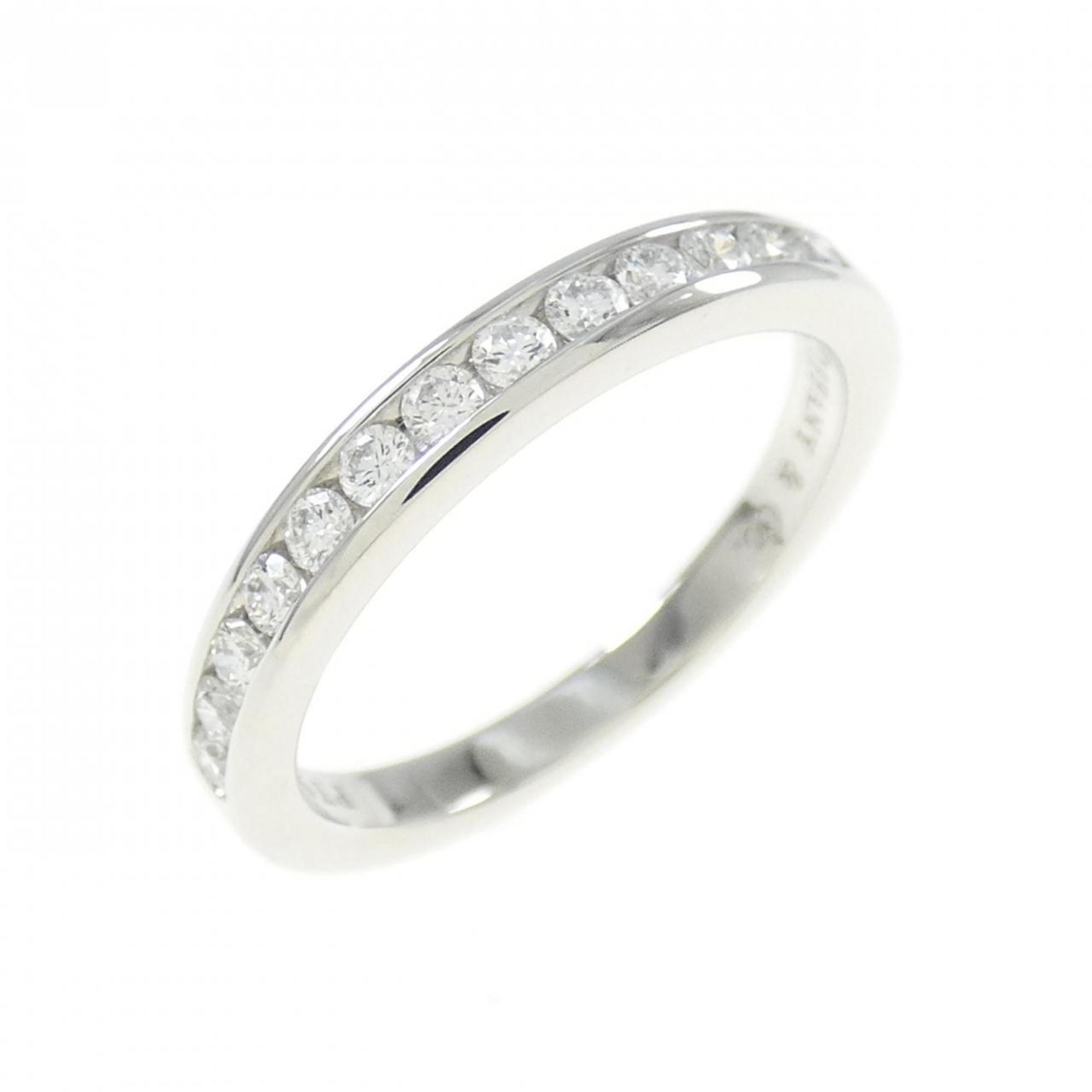 Band Ring Platinum with Diamond