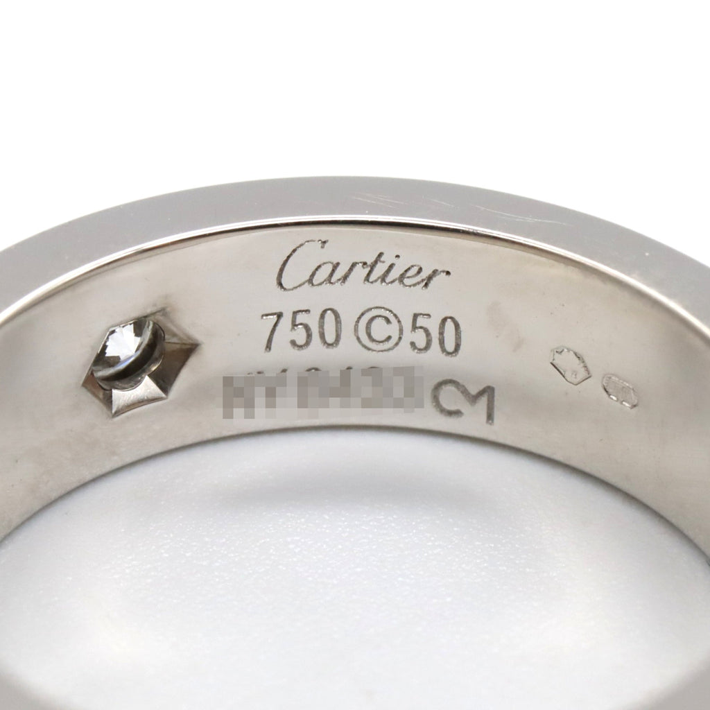 Love Ring 18K White Gold with Diamond