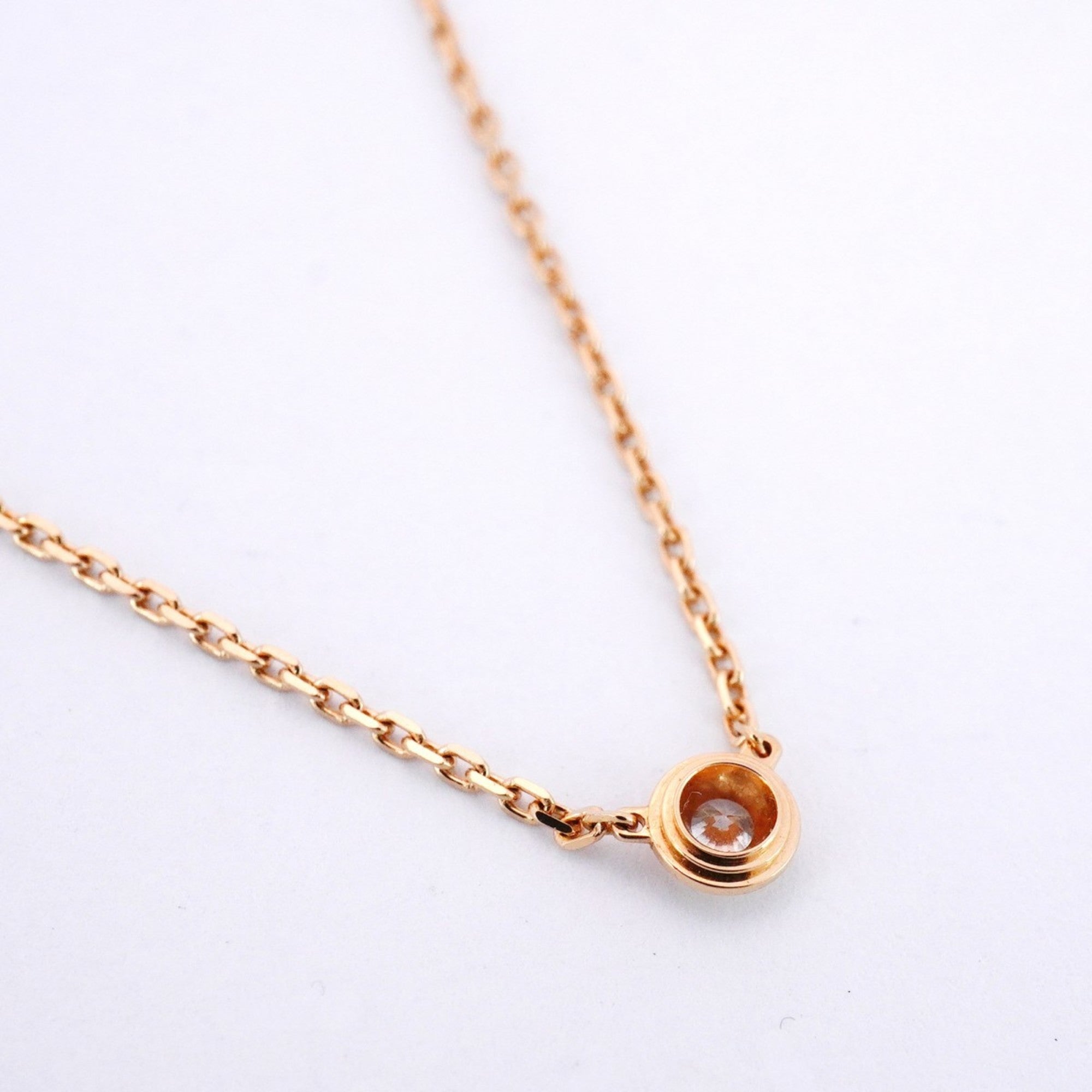 Amour XS Pendant Necklace 18K Rose Gold with Diamond