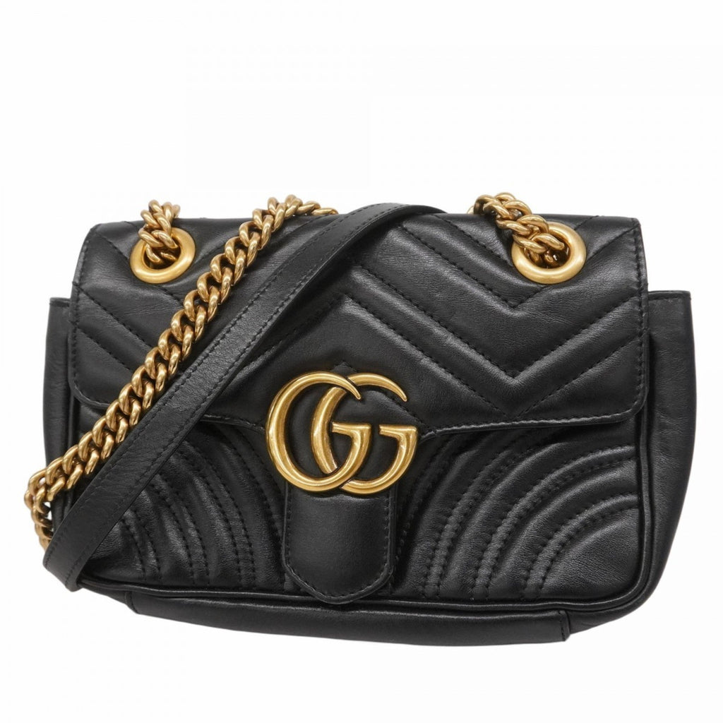 GG Marmont Flap Bag Matelasse Leather Mini