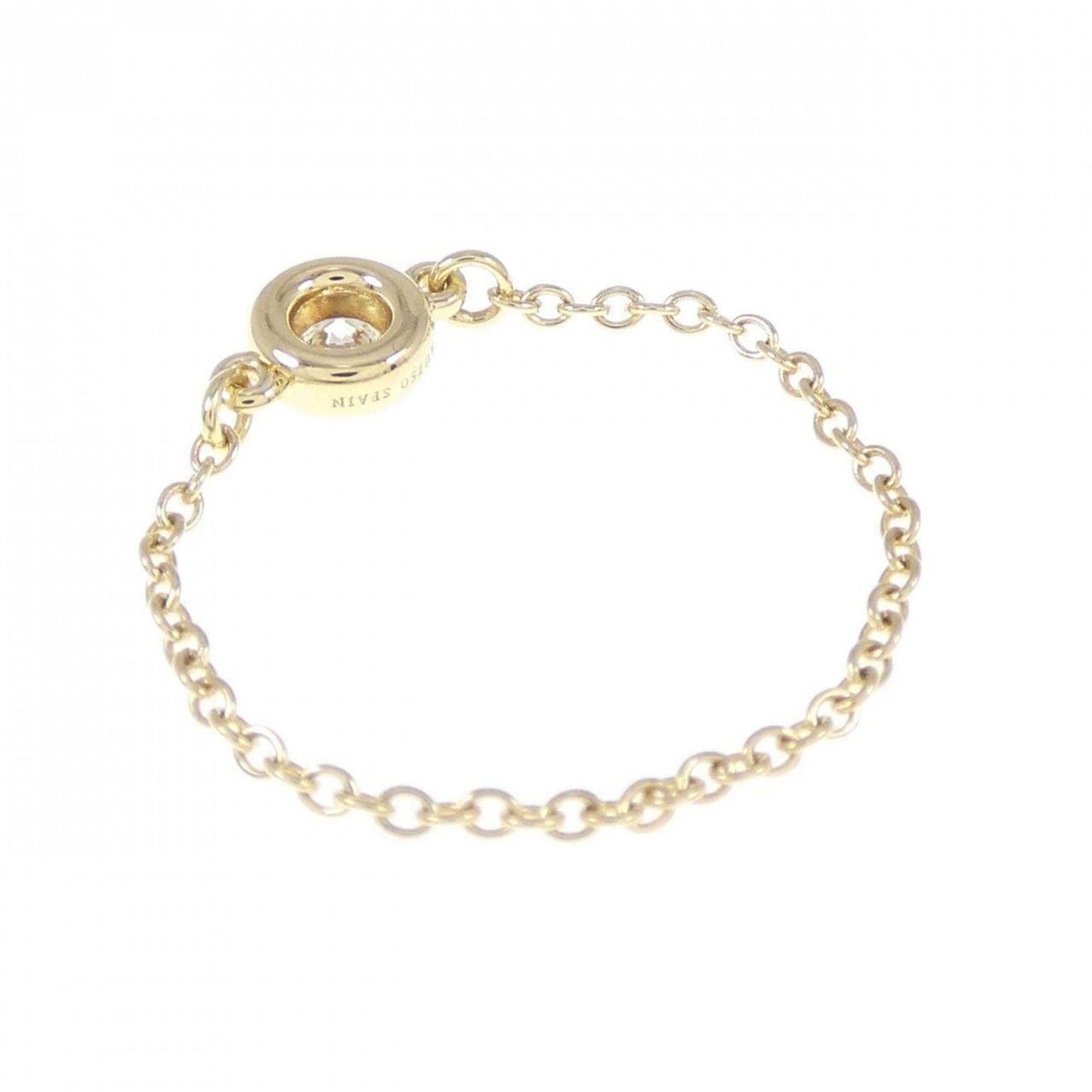 Elsa Peretti Diamonds By The Yard Pendant Necklace 18K Yellow Gold and Diamond