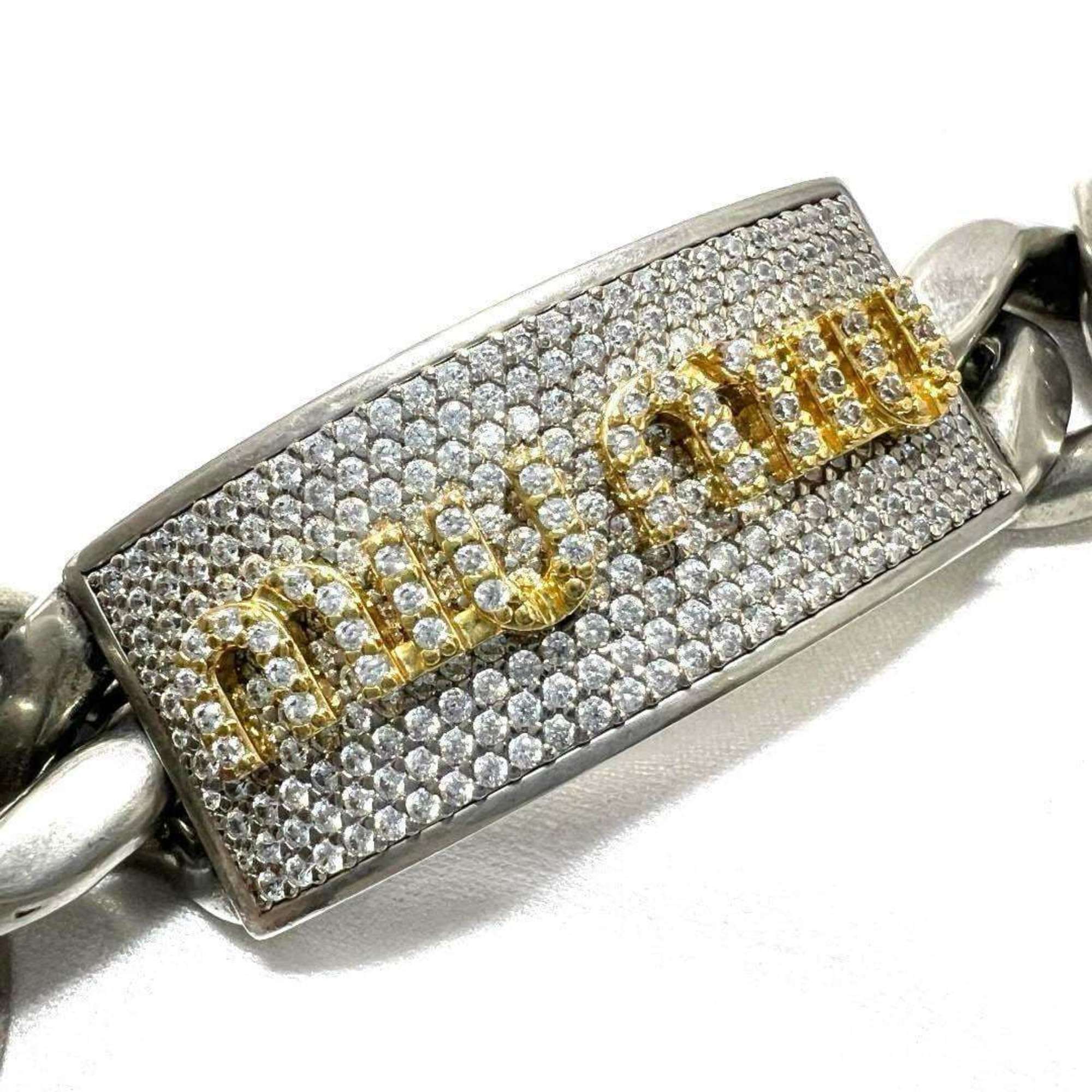 Charm Bracelet Metal with Rhinestone