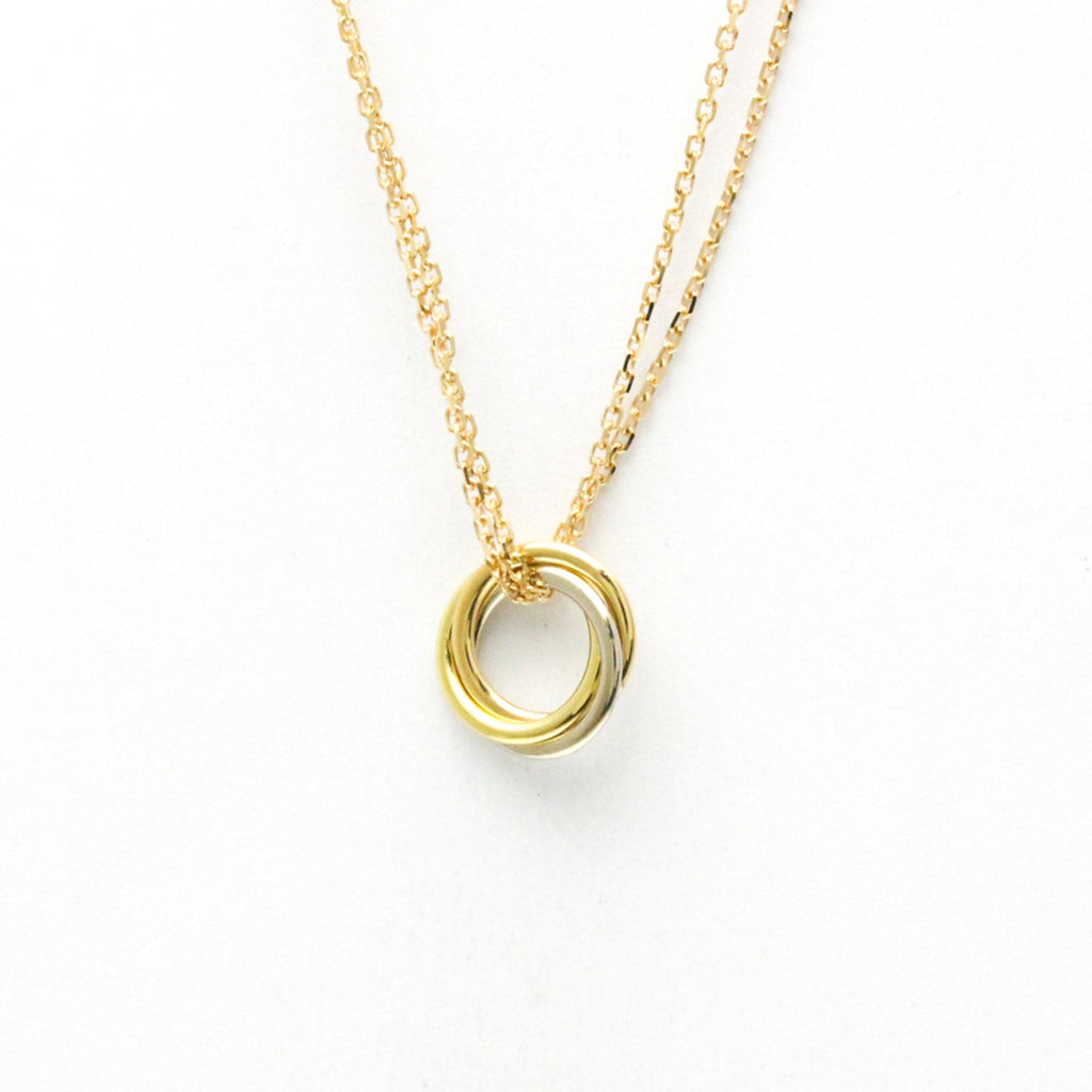 Trinity Pendant Necklace 18K Tricolor Gold