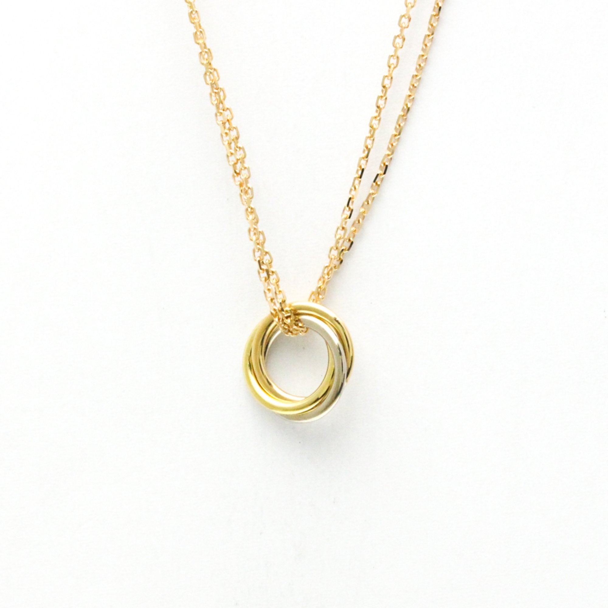 Trinity Pendant Necklace 18K Tricolor Gold