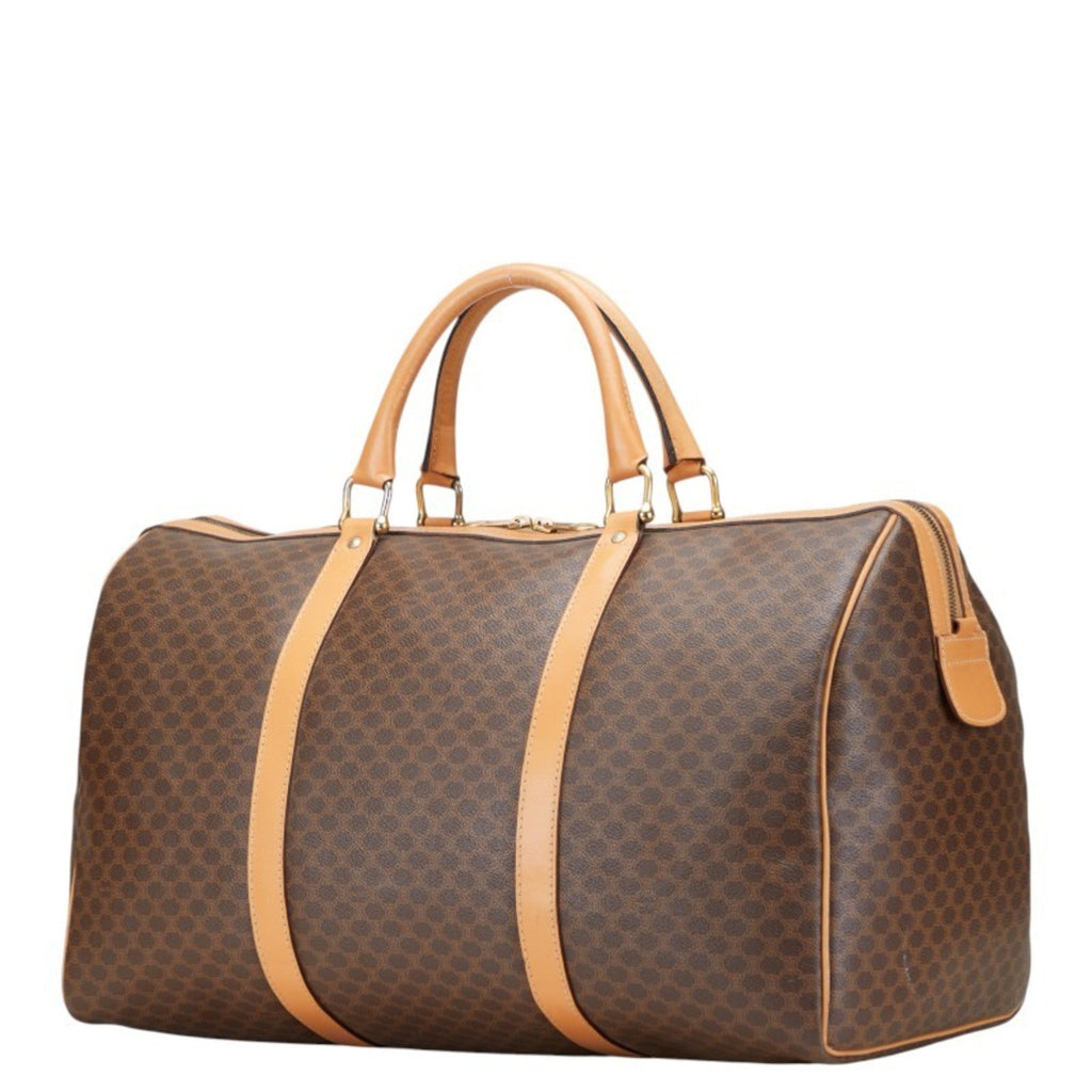 Vintage Duffle Bag Macadam Coated Canvas Large
