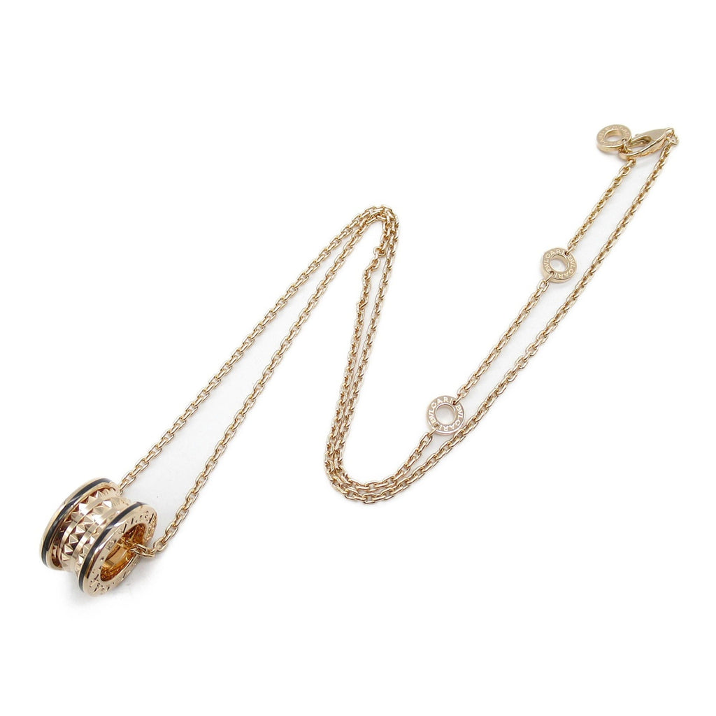 B.Zero1 Pendant Necklace Ceramic and 18K Rose Gold