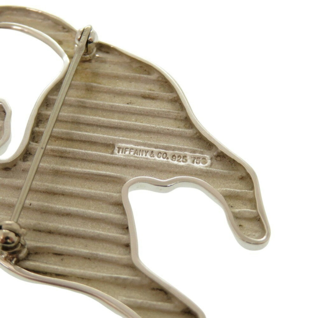 Brooch Sterling Silver and 18K Yellow Gold