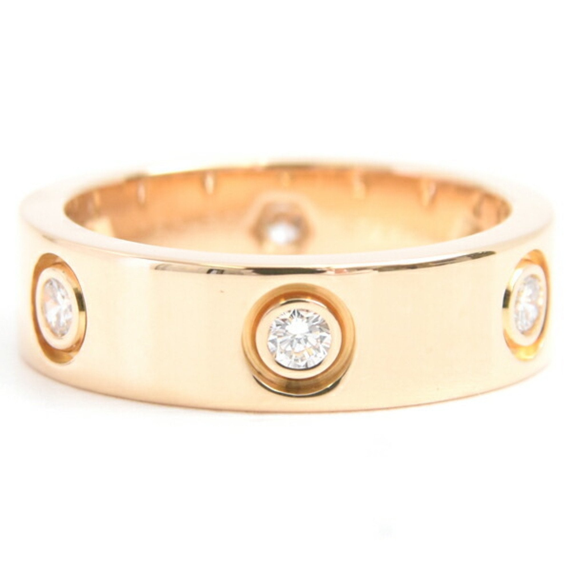 Love Ring 18K Yellow Gold with Diamond