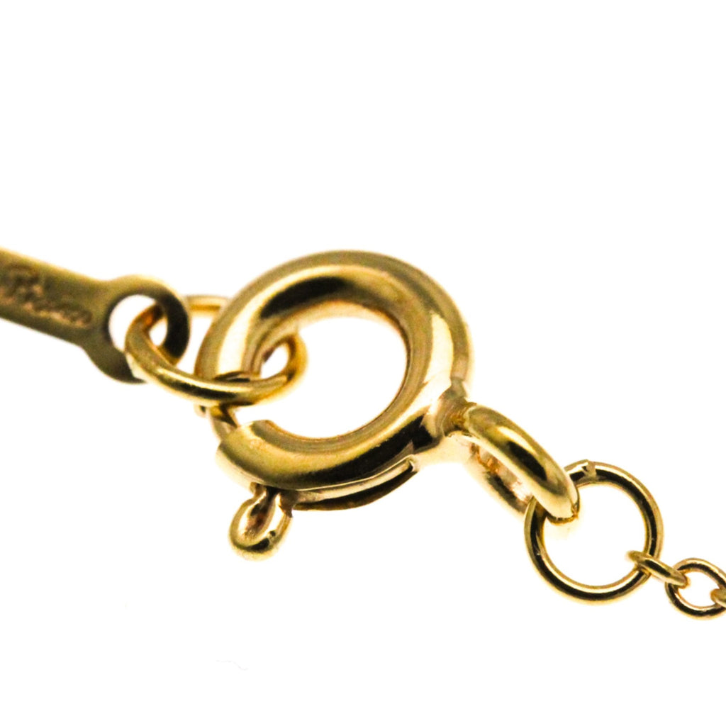 Olive Leaf Vine Pendant Necklace 18K Rose Gold