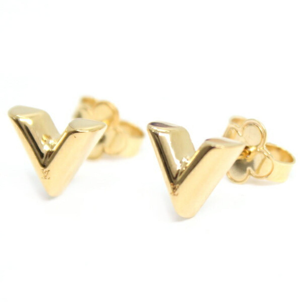 Essential V Earrings Gold Gold-Tone Metal