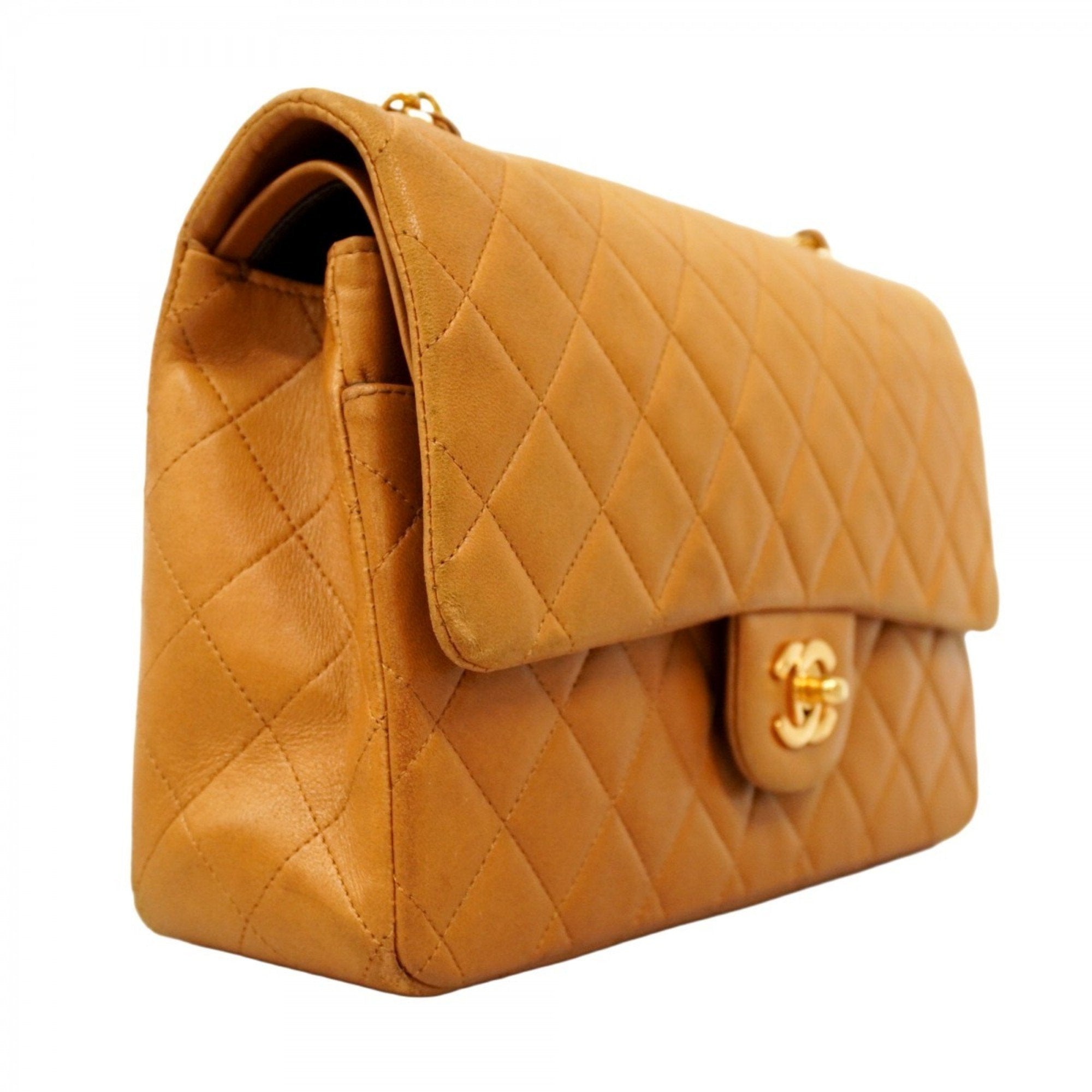Vintage Classic Double Flap Bag Quilted Lambskin Medium