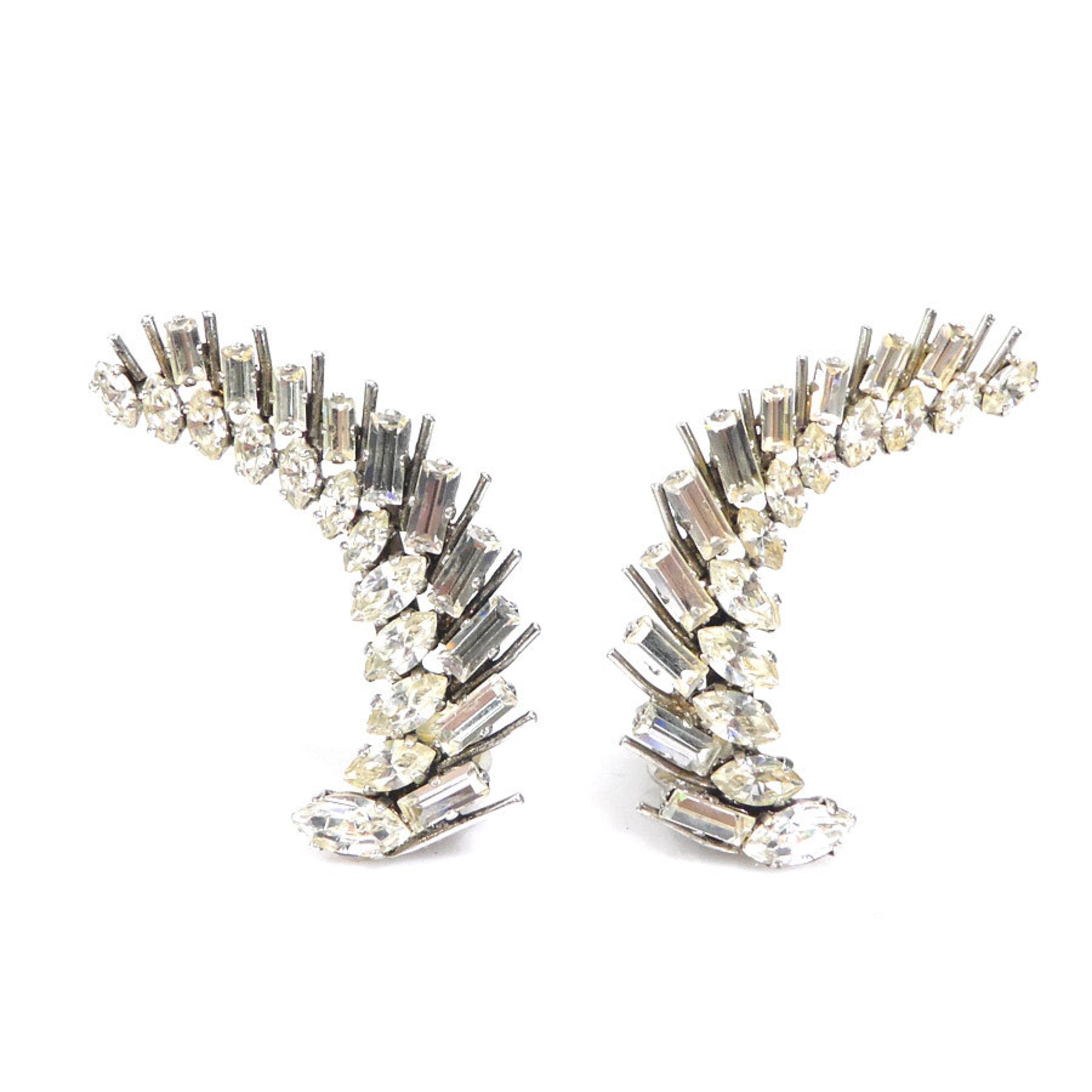 Earrings Silver-Tone Metal