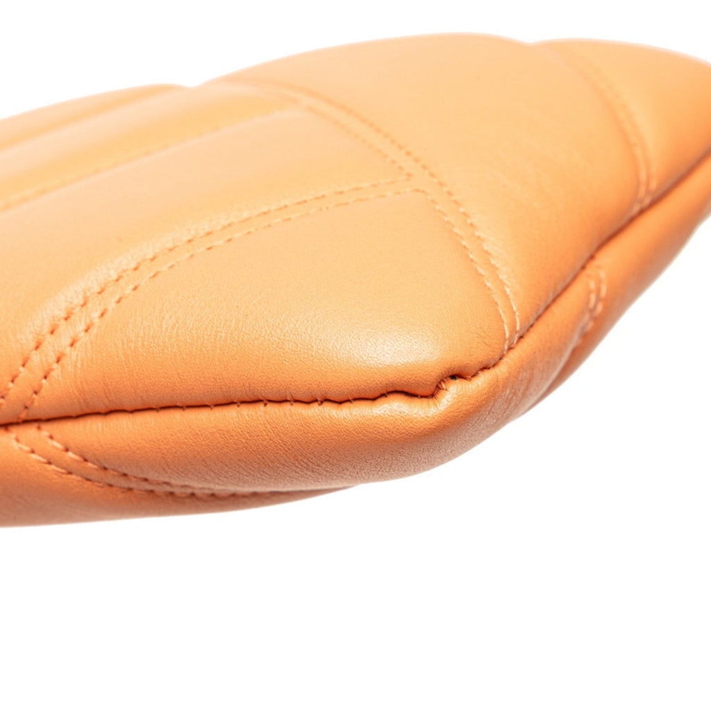 Serpenti Cabochon Phone Holder on Chain Diagonal Quilted Leather
