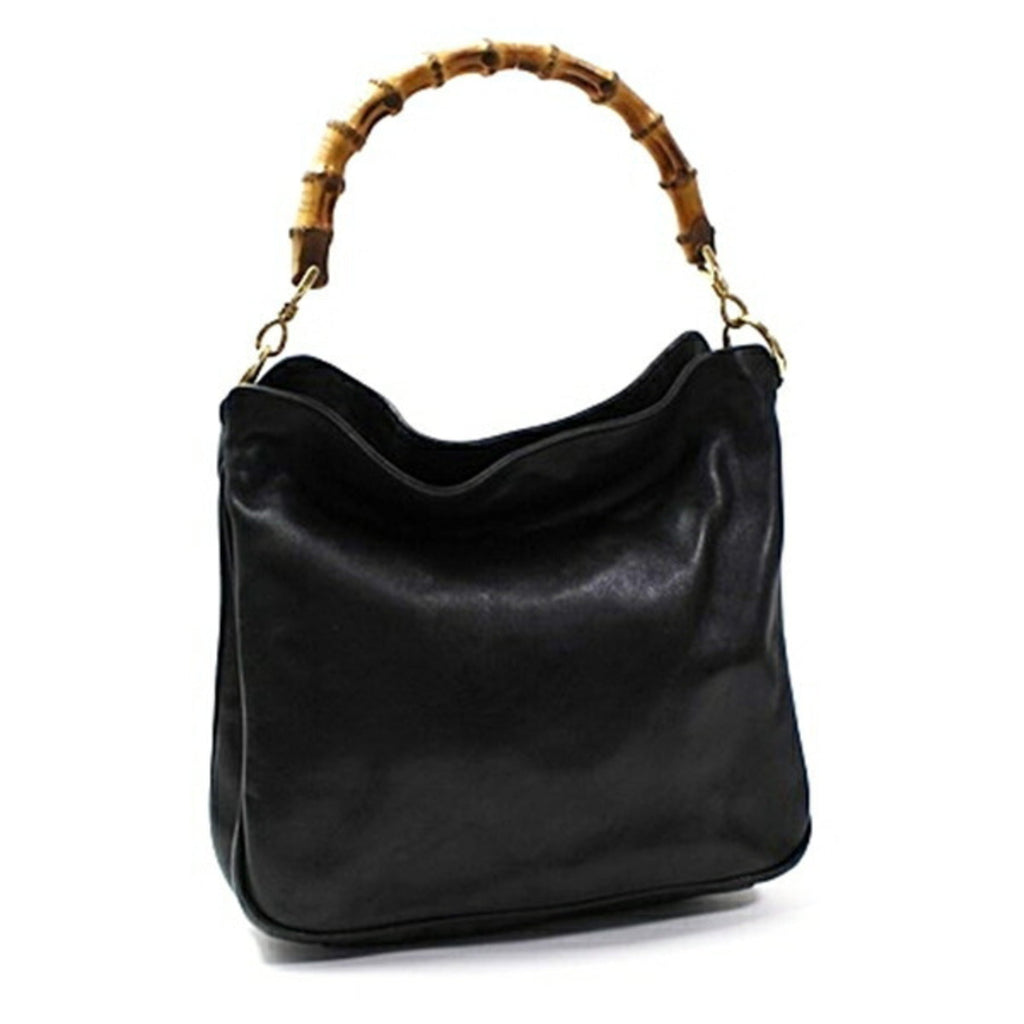 Diana Bamboo Shoulder Bag Leather Medium