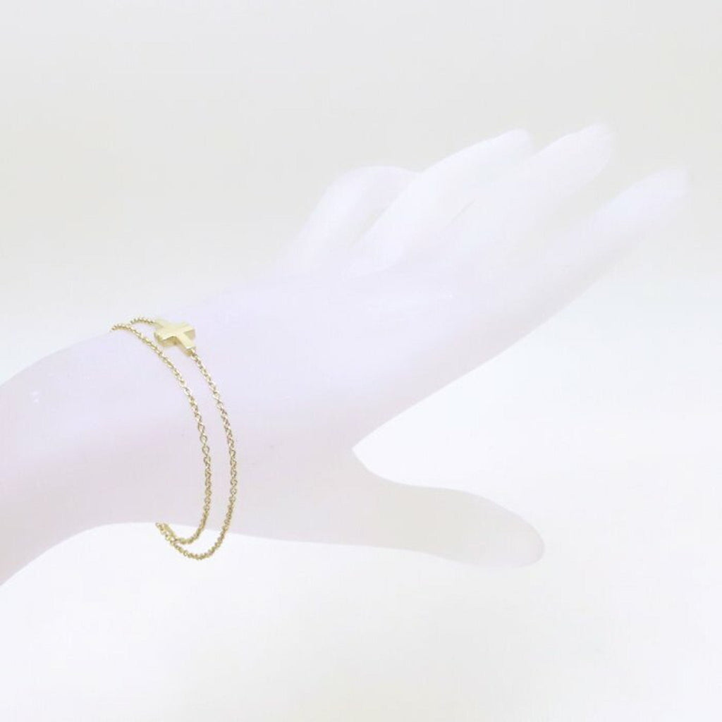 T Bracelet 18K Yellow Gold