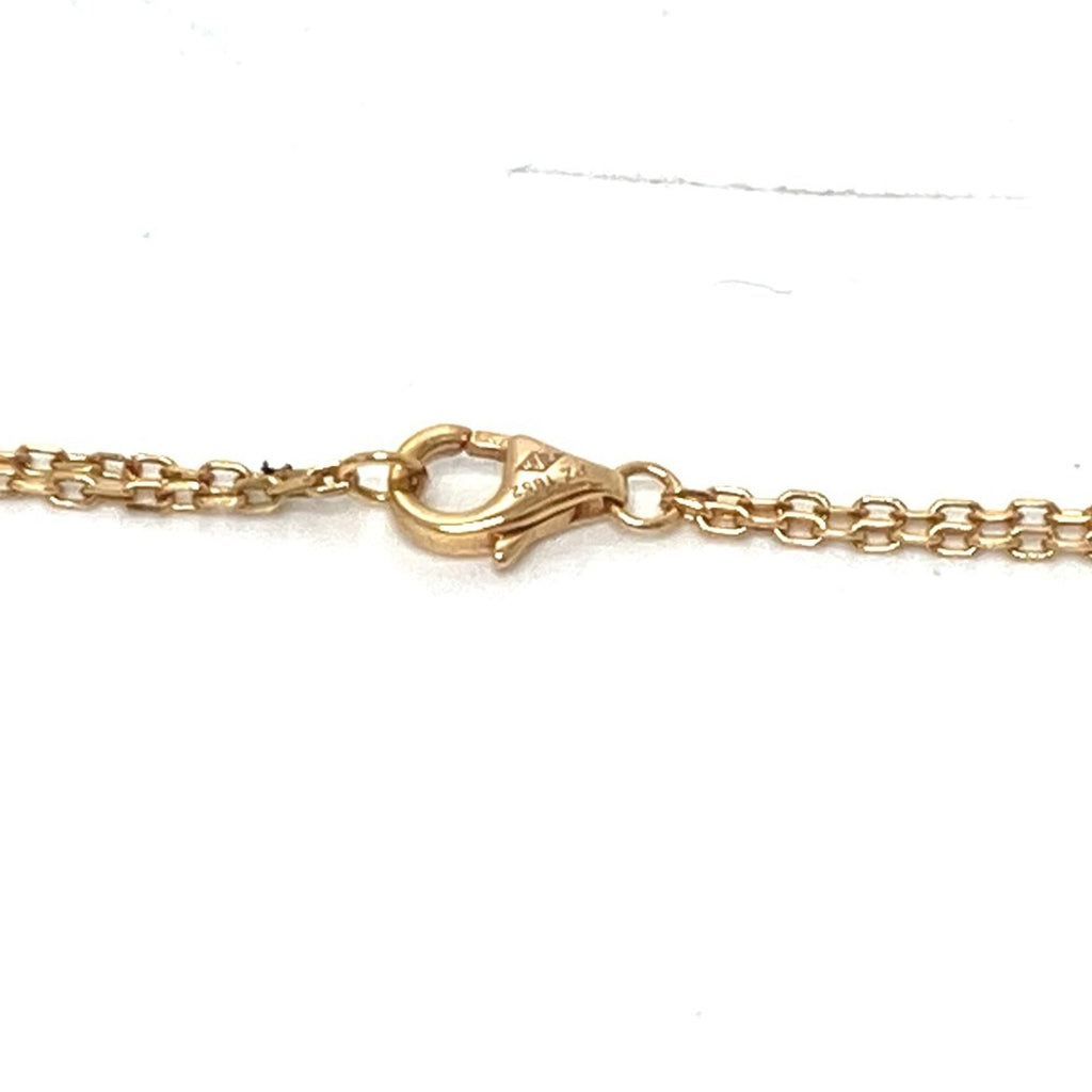 Love Pendant Necklace 18K Rose Gold with Diamond