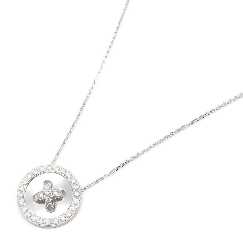 Pendant Necklace 18K White Gold with Diamond