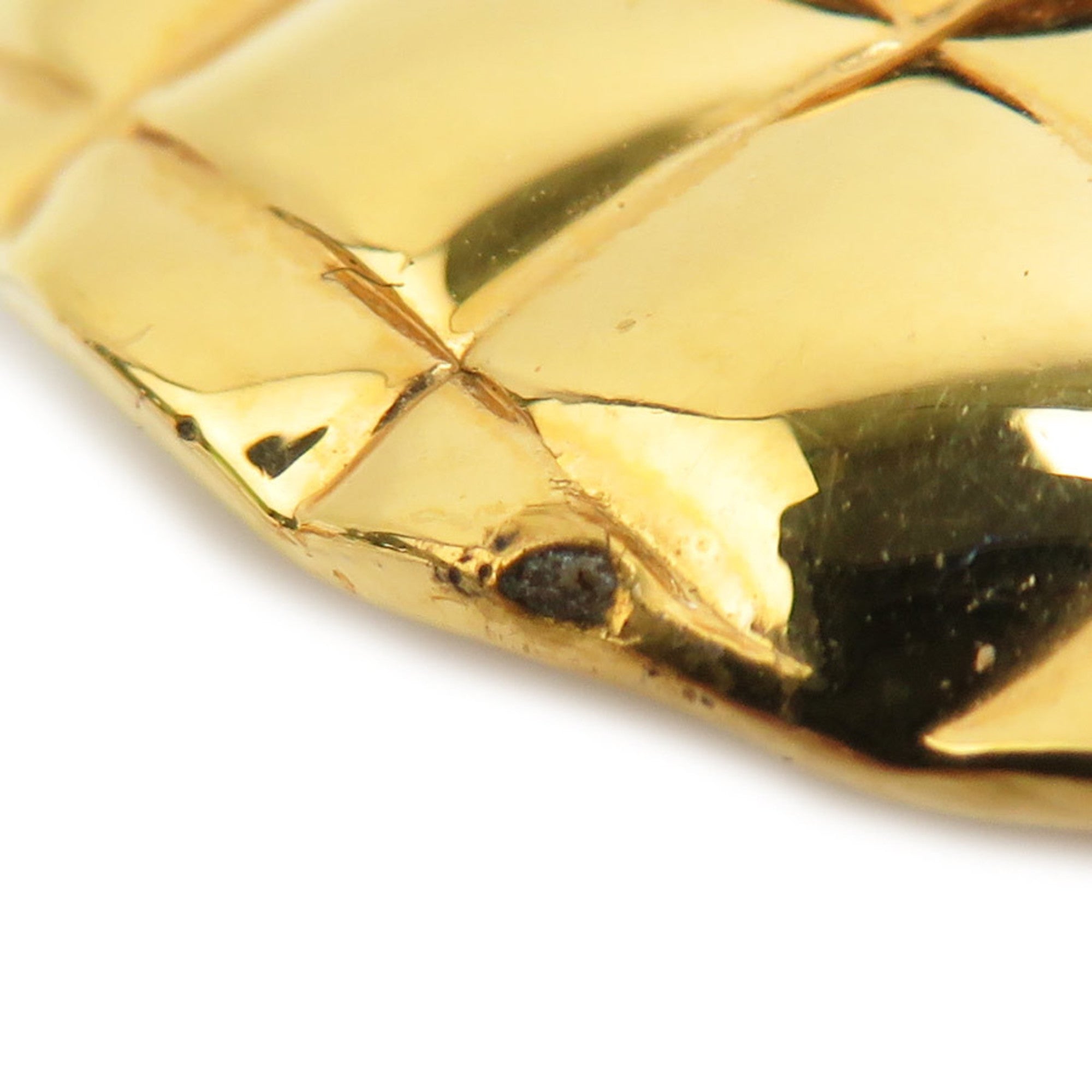 CC Logo Clip-On Earrings Gold-Tone Metal Gold-Tone Metal