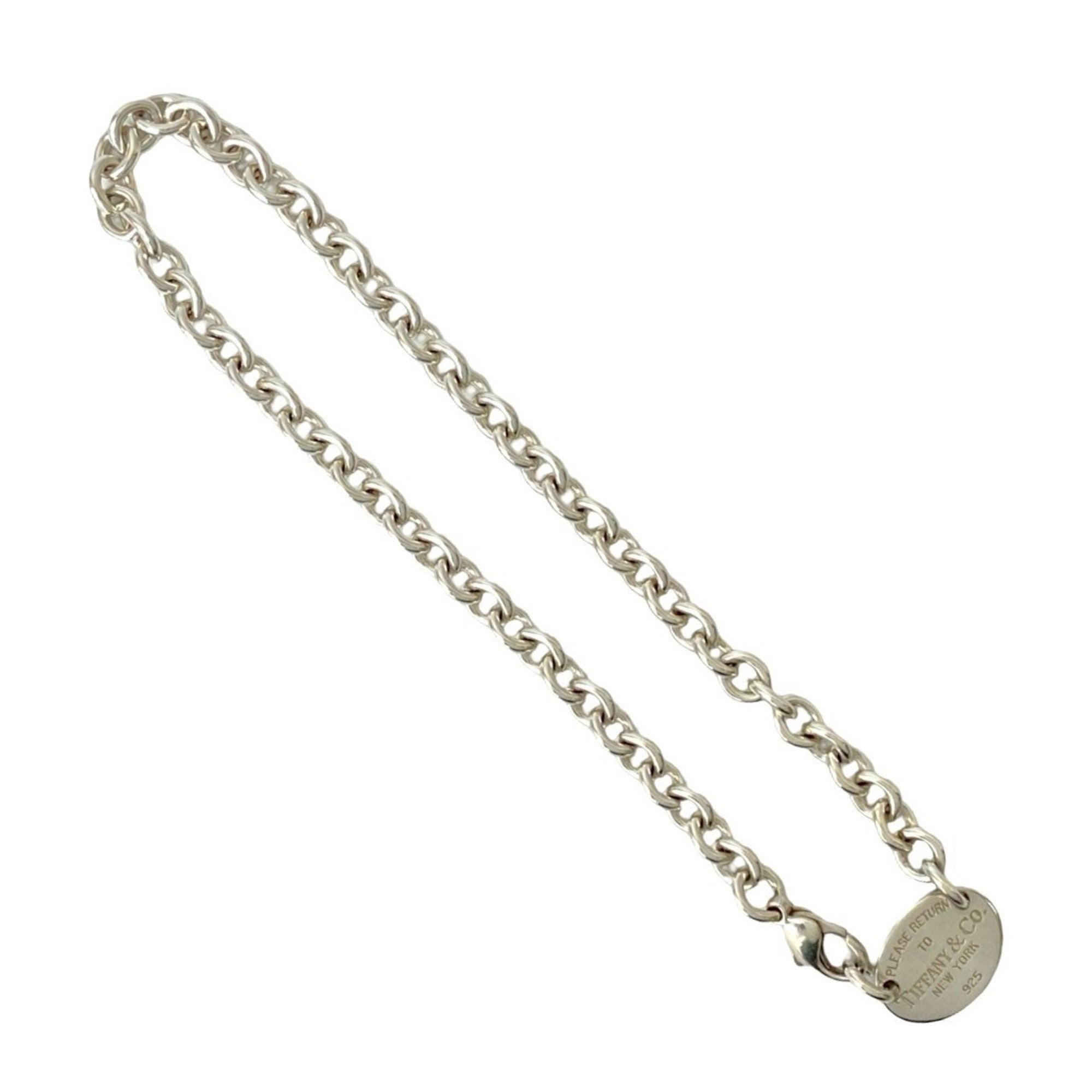 Oval Pendant Necklace Sterling Silver