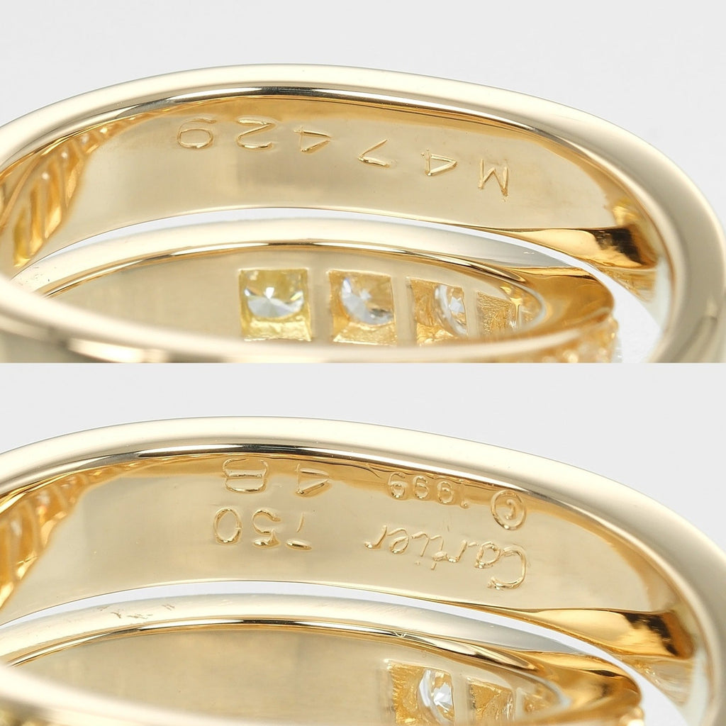Ring 18K Yellow Gold With Diamonds