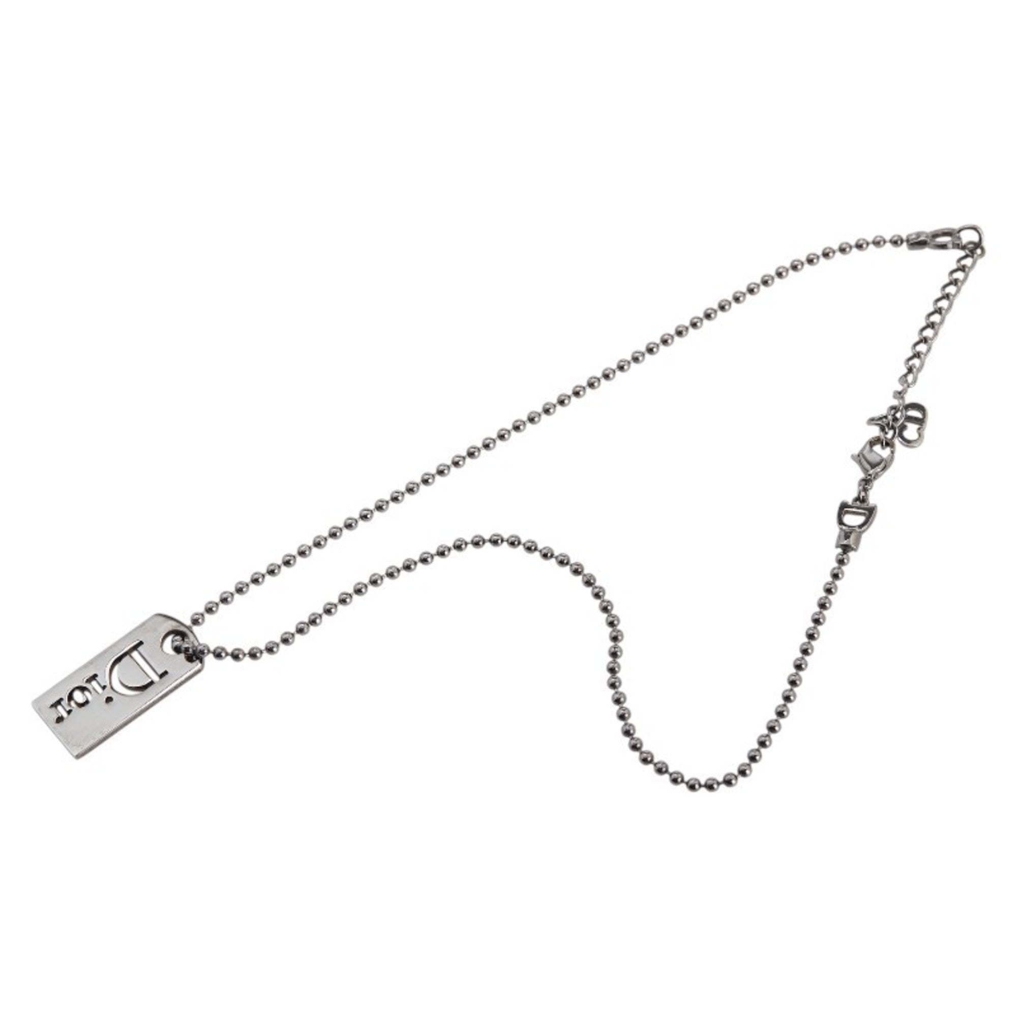 Pendant Necklace Metal Silver