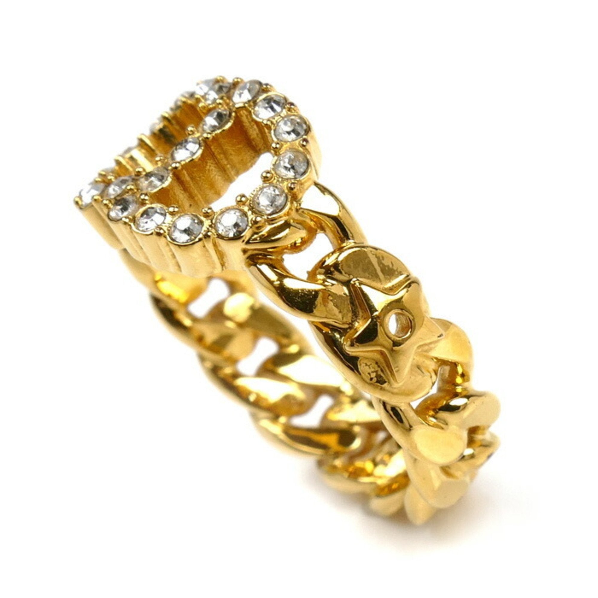 Band Ring with Rhinestone