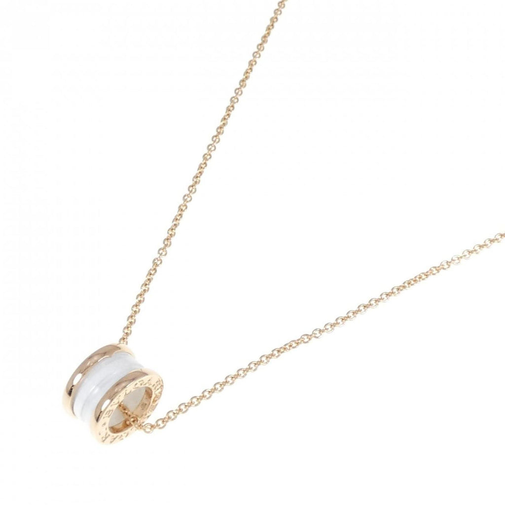 B.Zero1 Pendant Necklace Ceramic and 18K Rose Gold