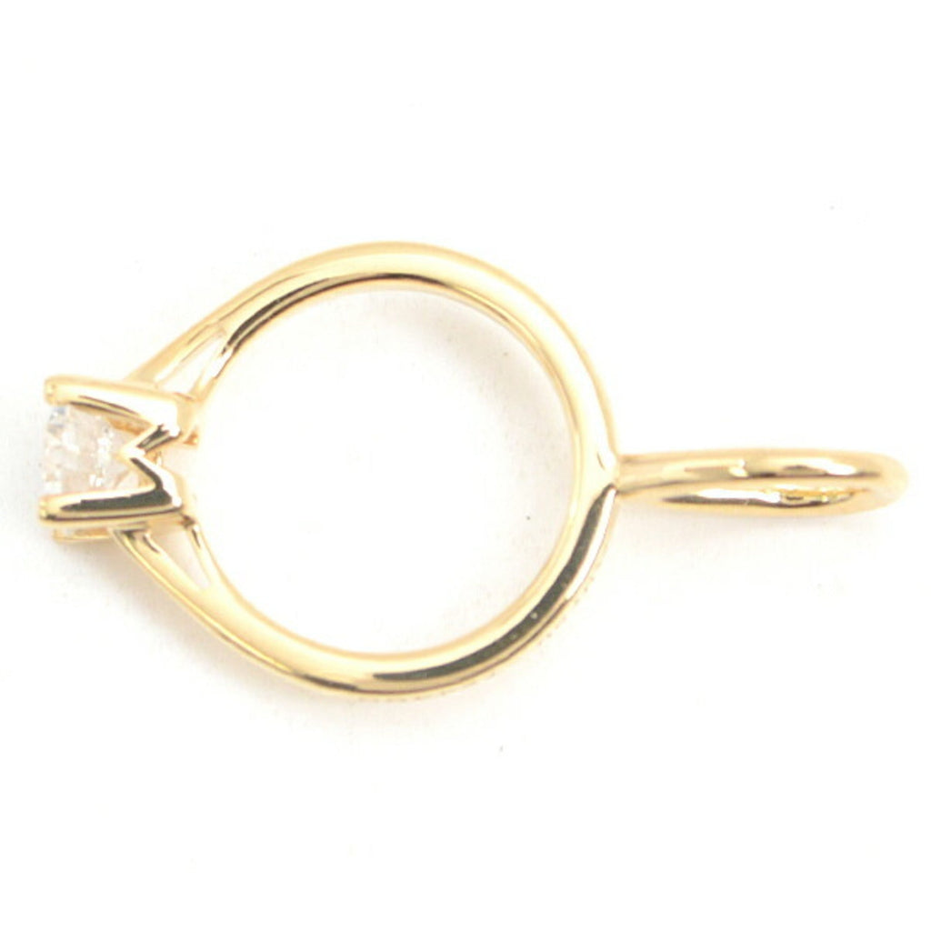 Pendant Necklace 18K Yellow Gold with Diamond