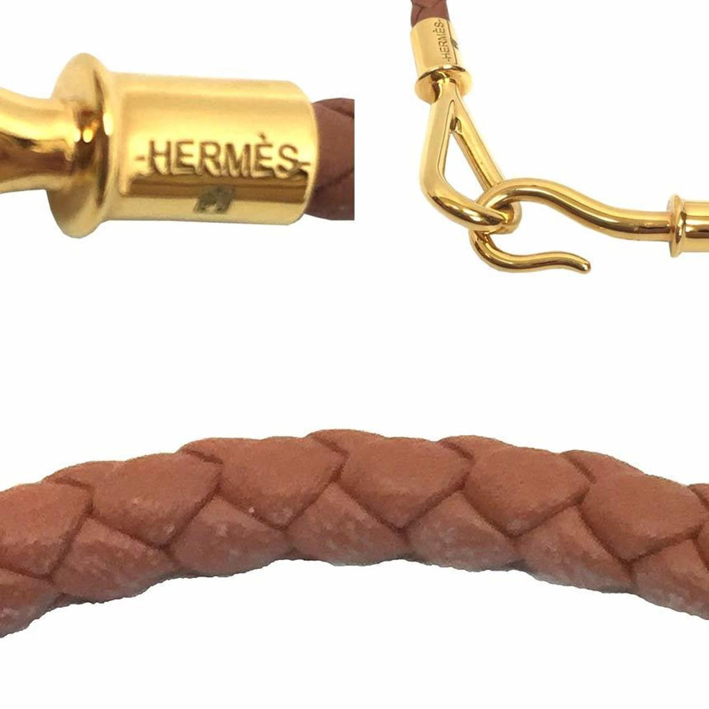 Jumbo Bracelet Brass and Leather