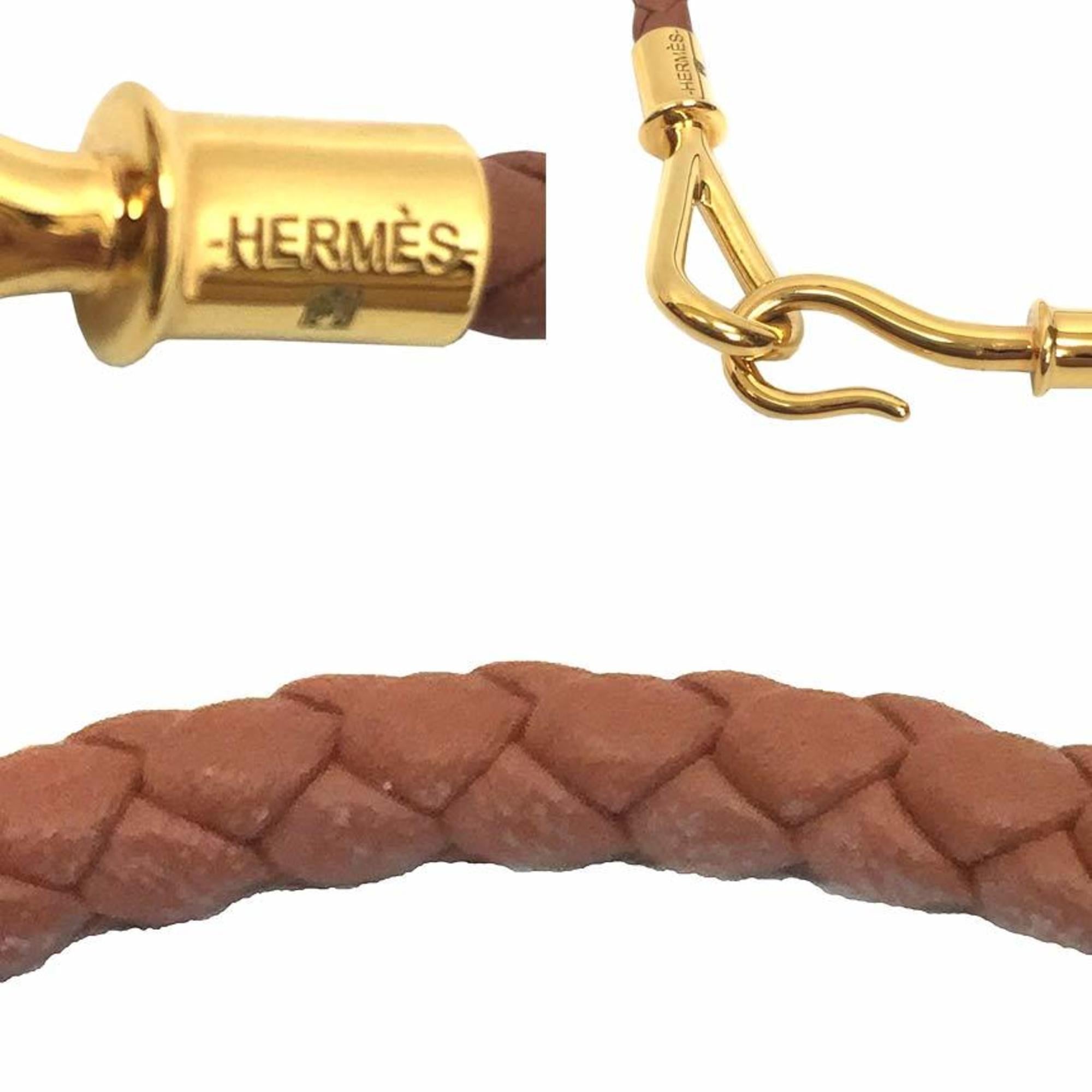 Jumbo Bracelet Brass and Leather