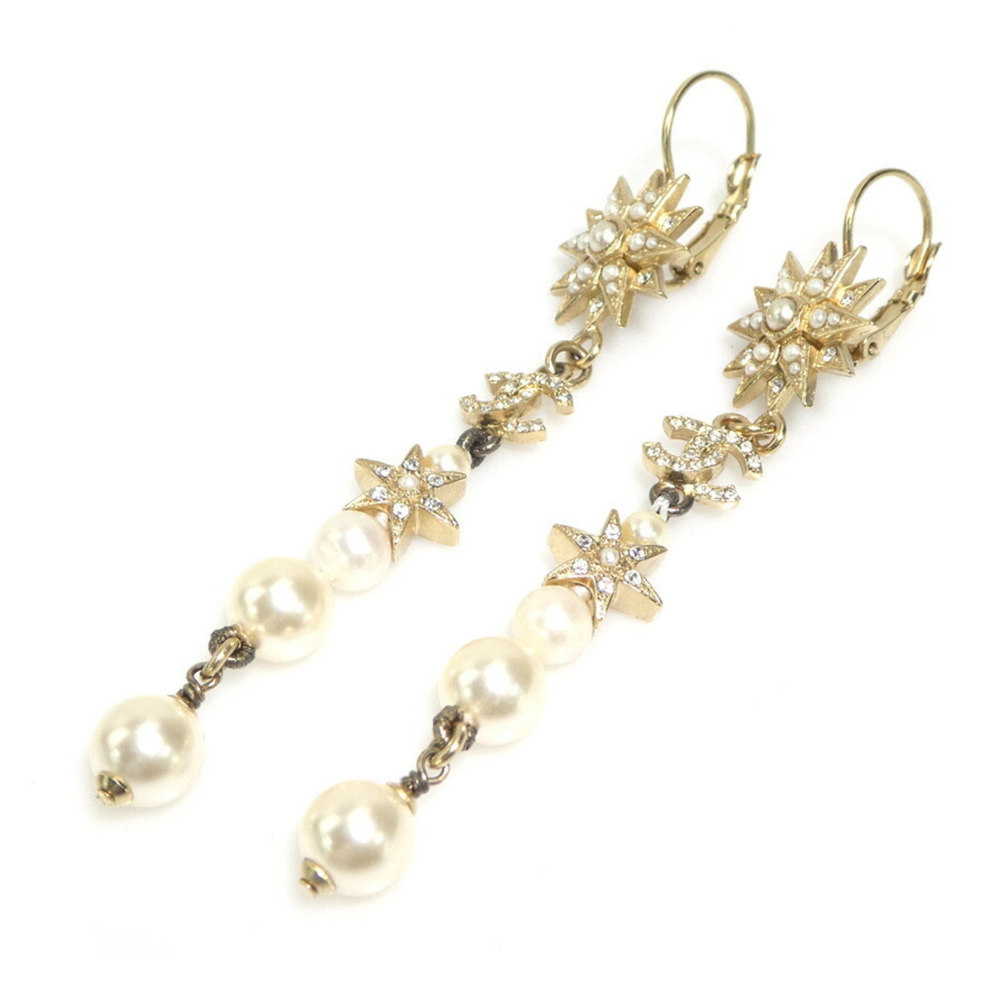 CC Logo Earrings Gold-Tone Metal Gold-Tone Metal