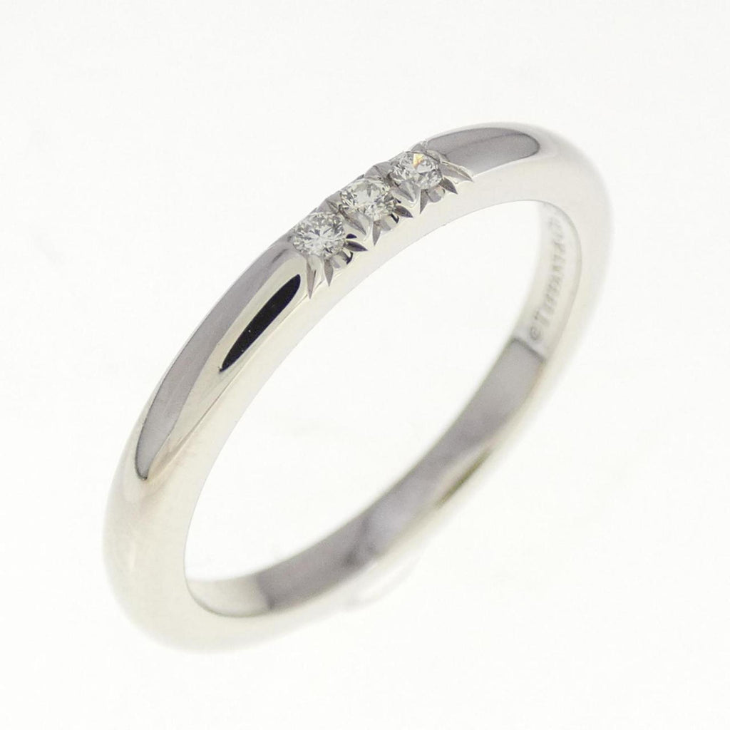 Band Ring Platinum with Diamond