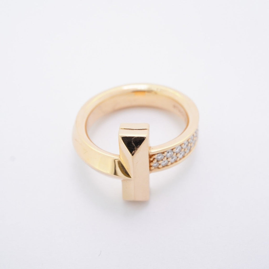T‑One Ring 18K Rose Gold with Diamond