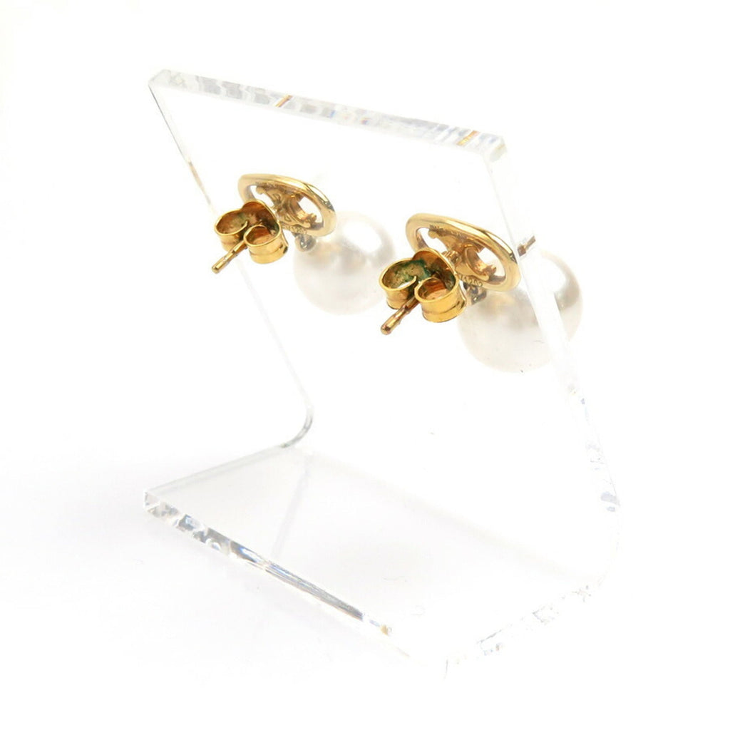 Pearl Earrings Artificial Pearl and Metal