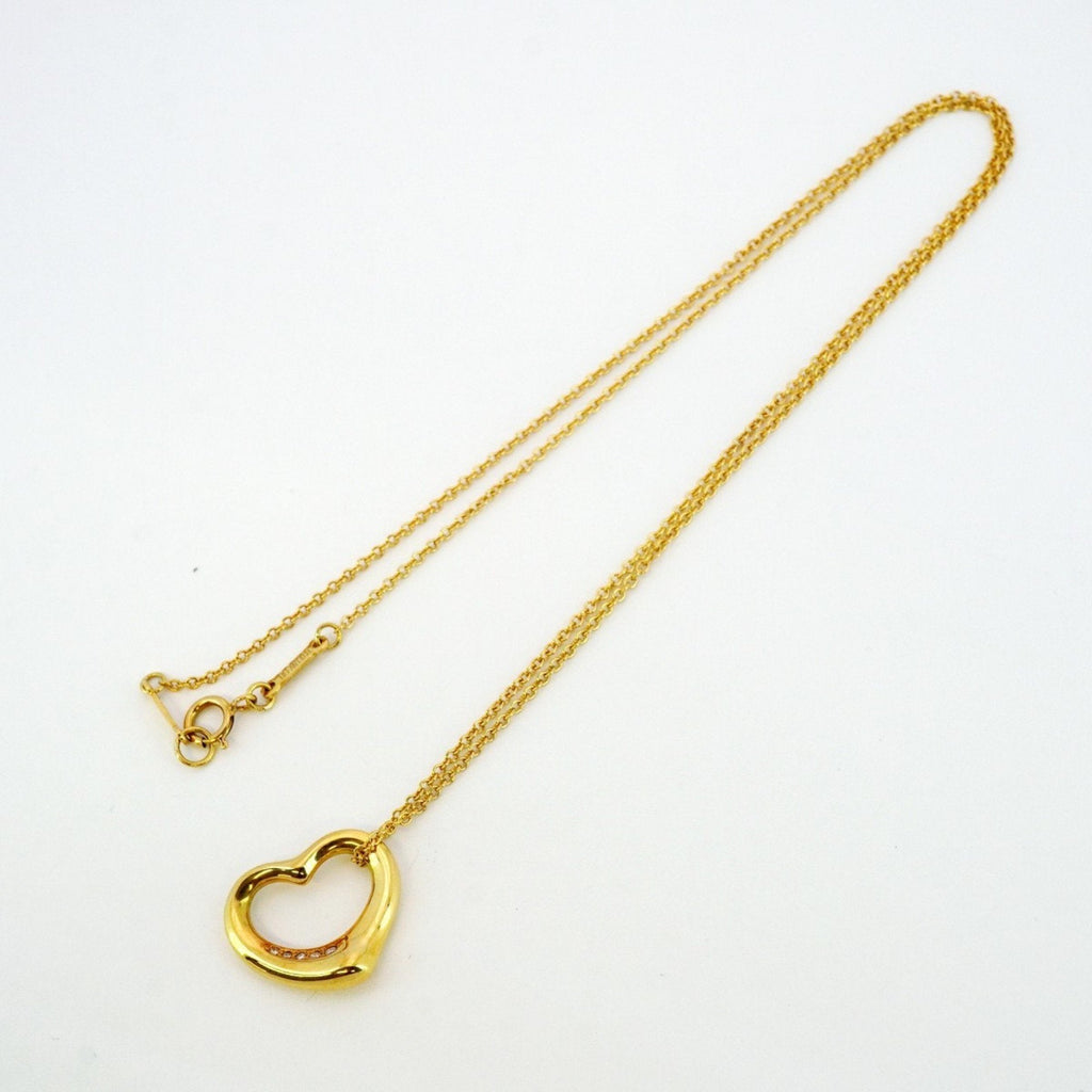 Heart Pendant Necklace 18K Yellow Gold with Diamond