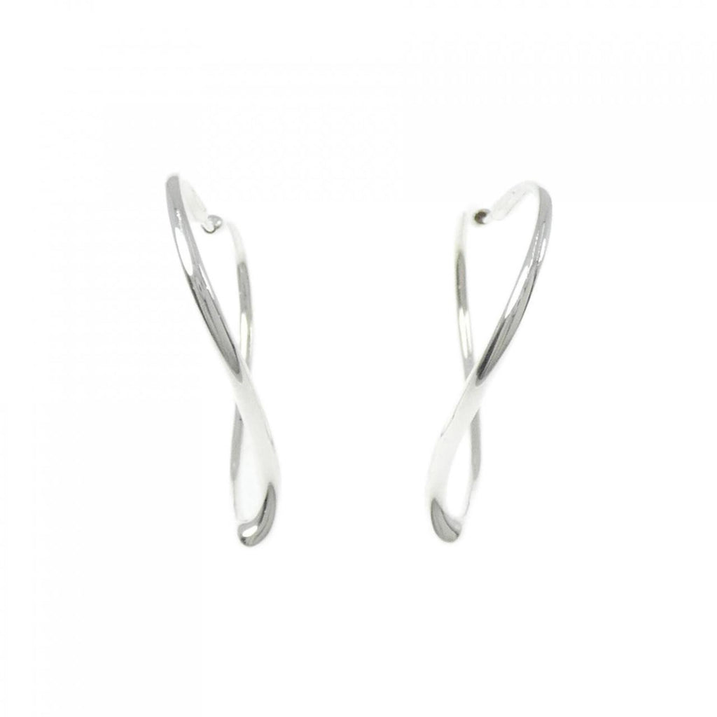 Open Heart Earrings Sterling Silver 40mm Sterling Silver