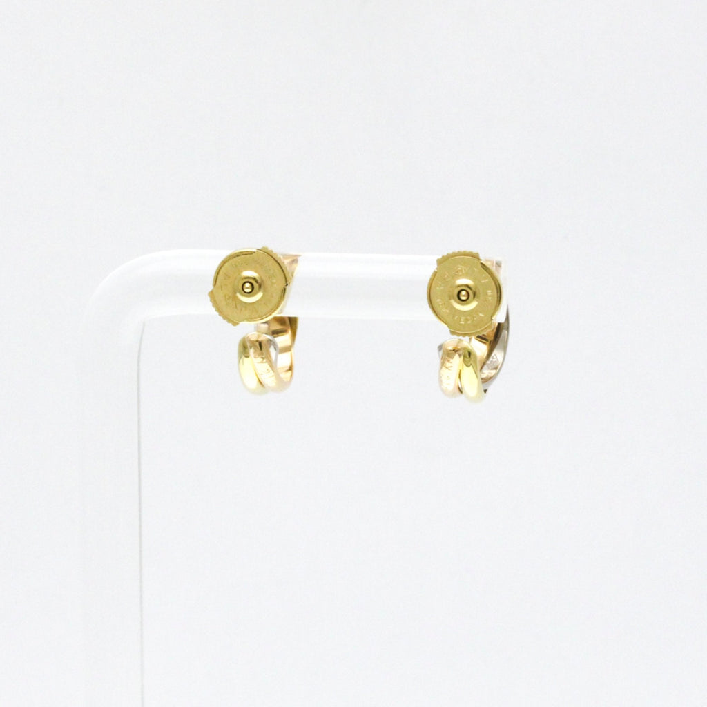 Trinity Earrings 18K Tricolor Gold