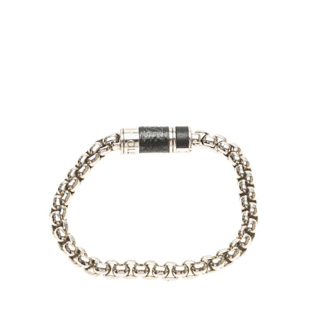 Monogram Eclipse Bracelet Metal Black and Silver