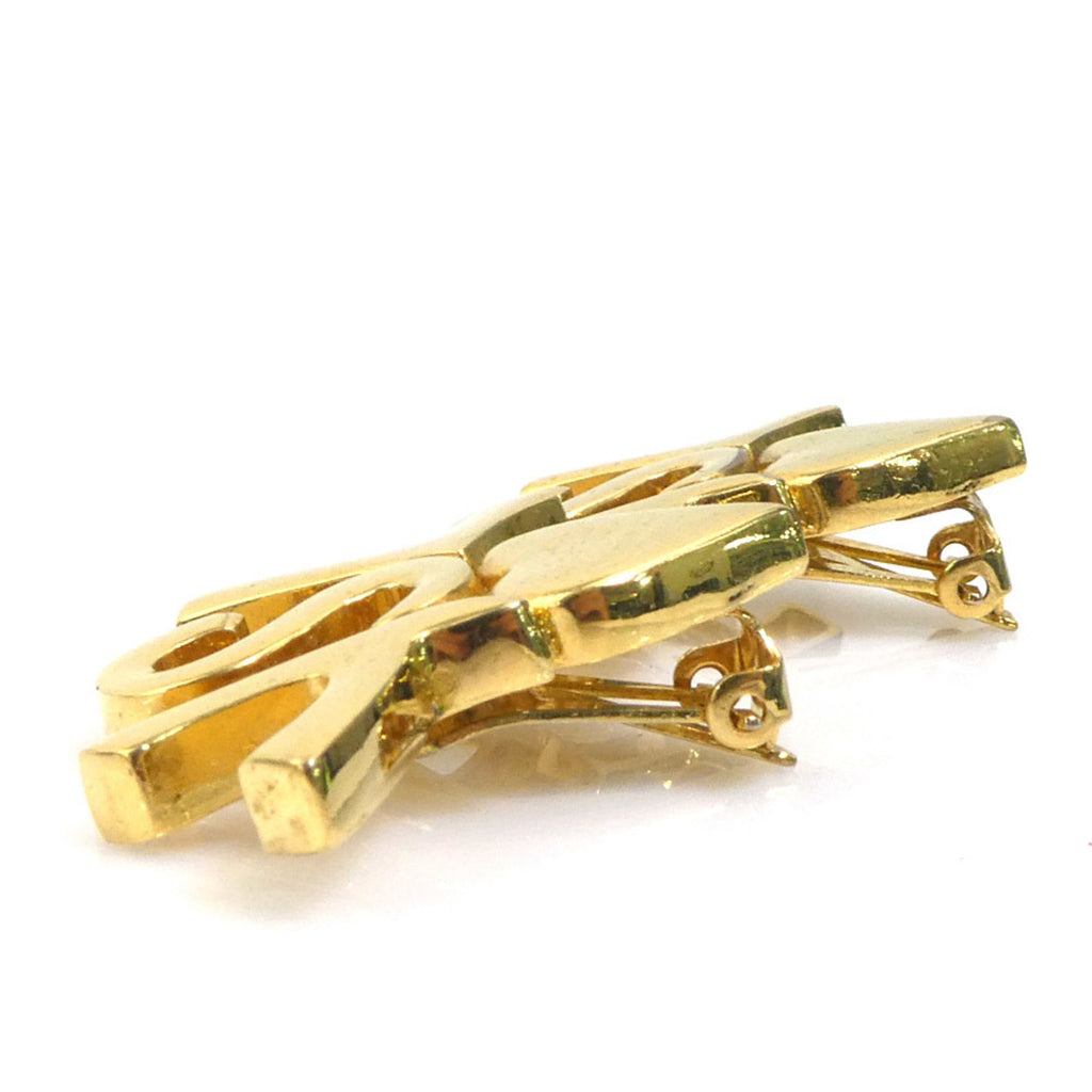 Earrings Gold-Tone Metal