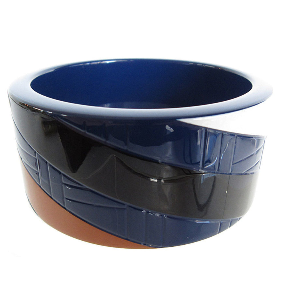 Bangle Lacquer and Wood Multicolor Bracelet